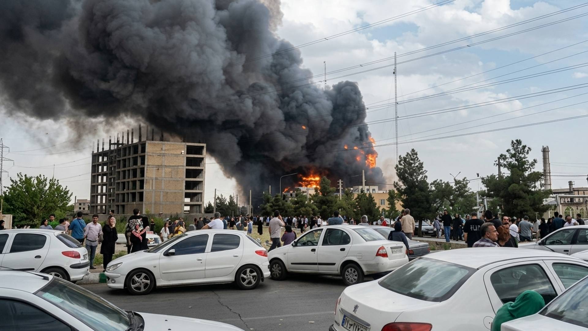 حريق طهران: 5 قتلى وعشرات الجرحى في حريق بمركز تجاري وسط استنفار أمني
