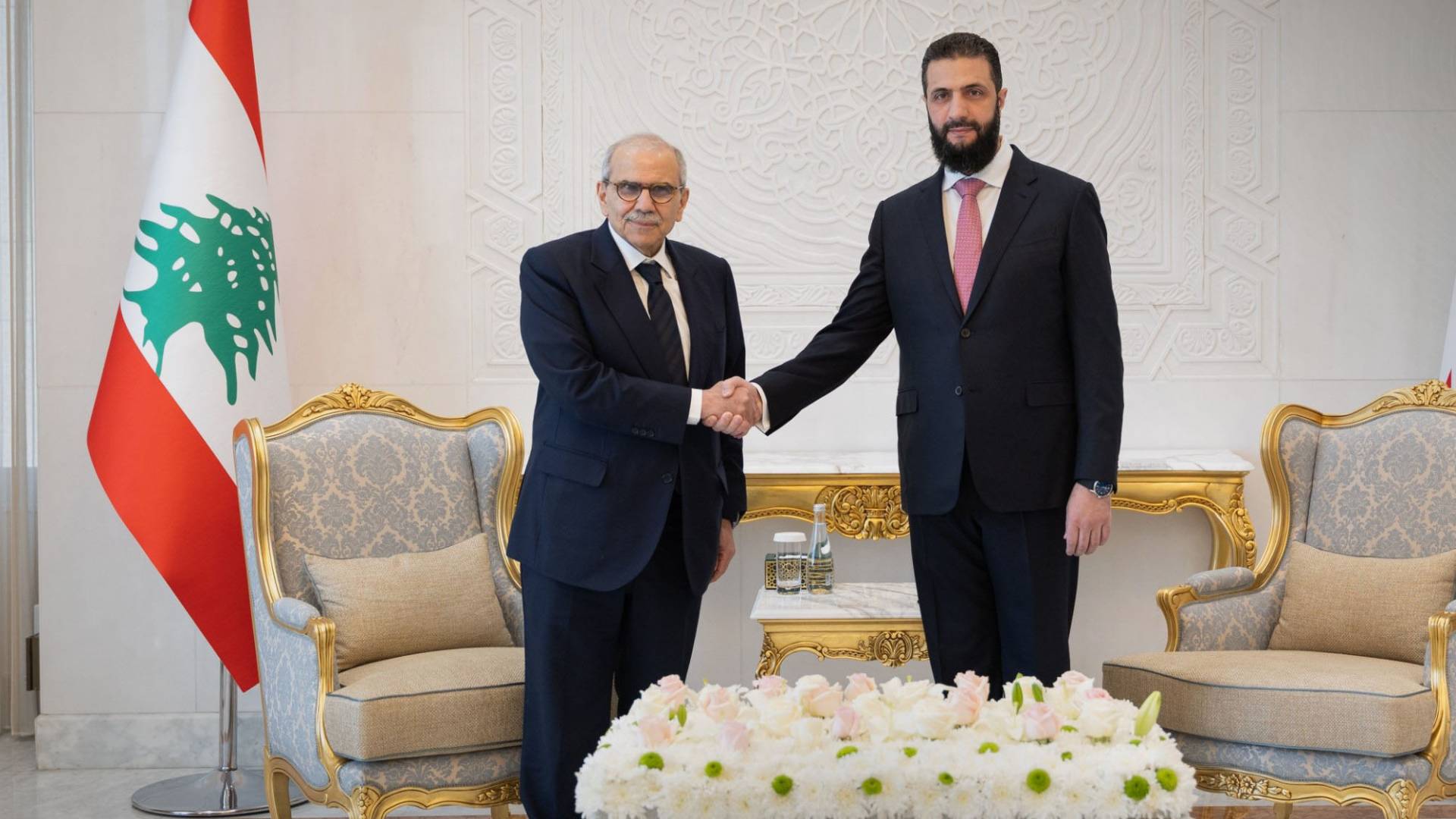 نواف سلام في دمشق: تعاون لبناني سوري لضبط الحدود وإطلاق مجلس أعمال.. فيديو