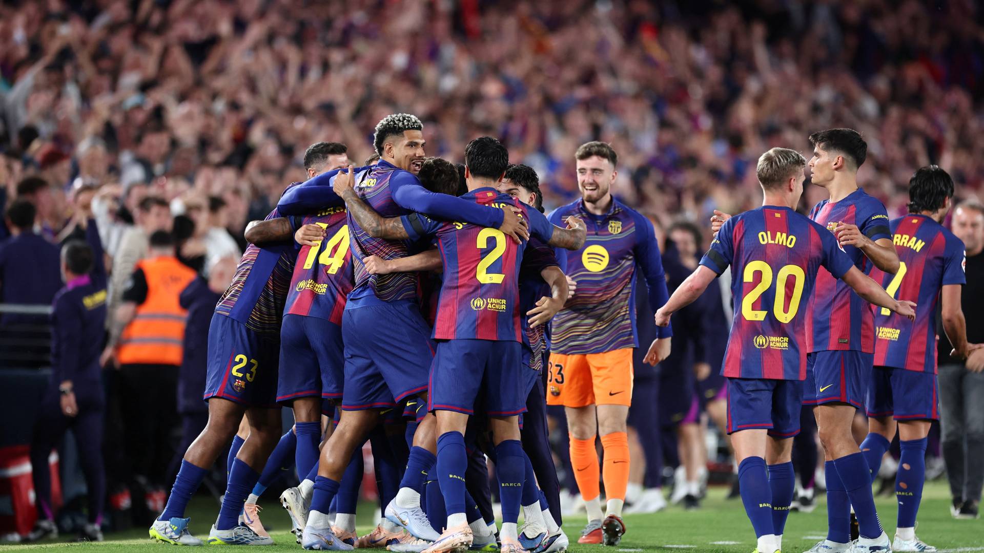 برشلونة ينتصر على ريال مدريد بهدفين دون رد في كلاسيكو الأرض