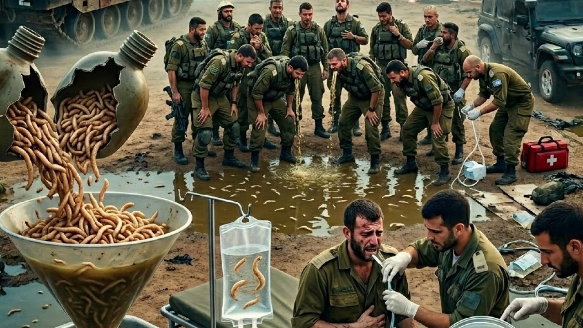 "دود في العينين وغسيل معدة".. فضيحة صحية تصيب كتيبة "لافي" في جيش الاحتلال الإسرائيلي