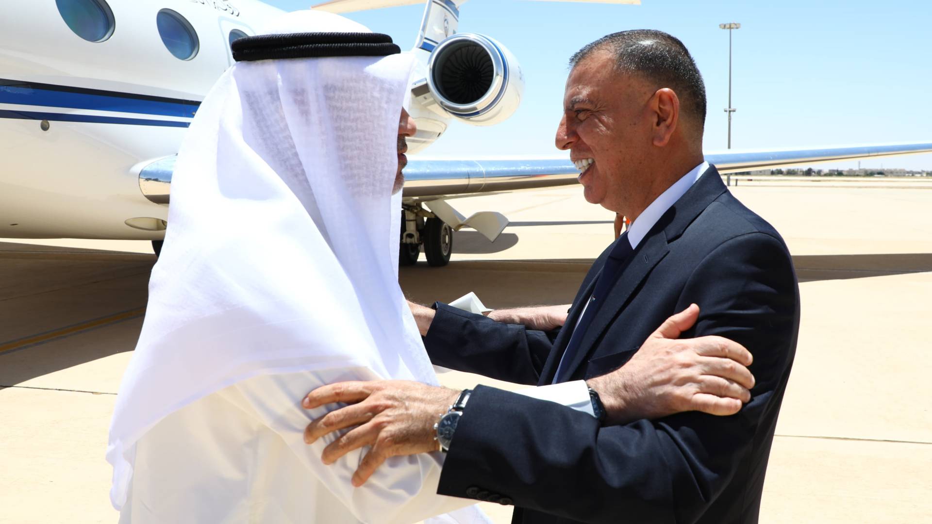 وزير الداخلية مازن الفراية يستقبل نظيره الكويتي في الأردن