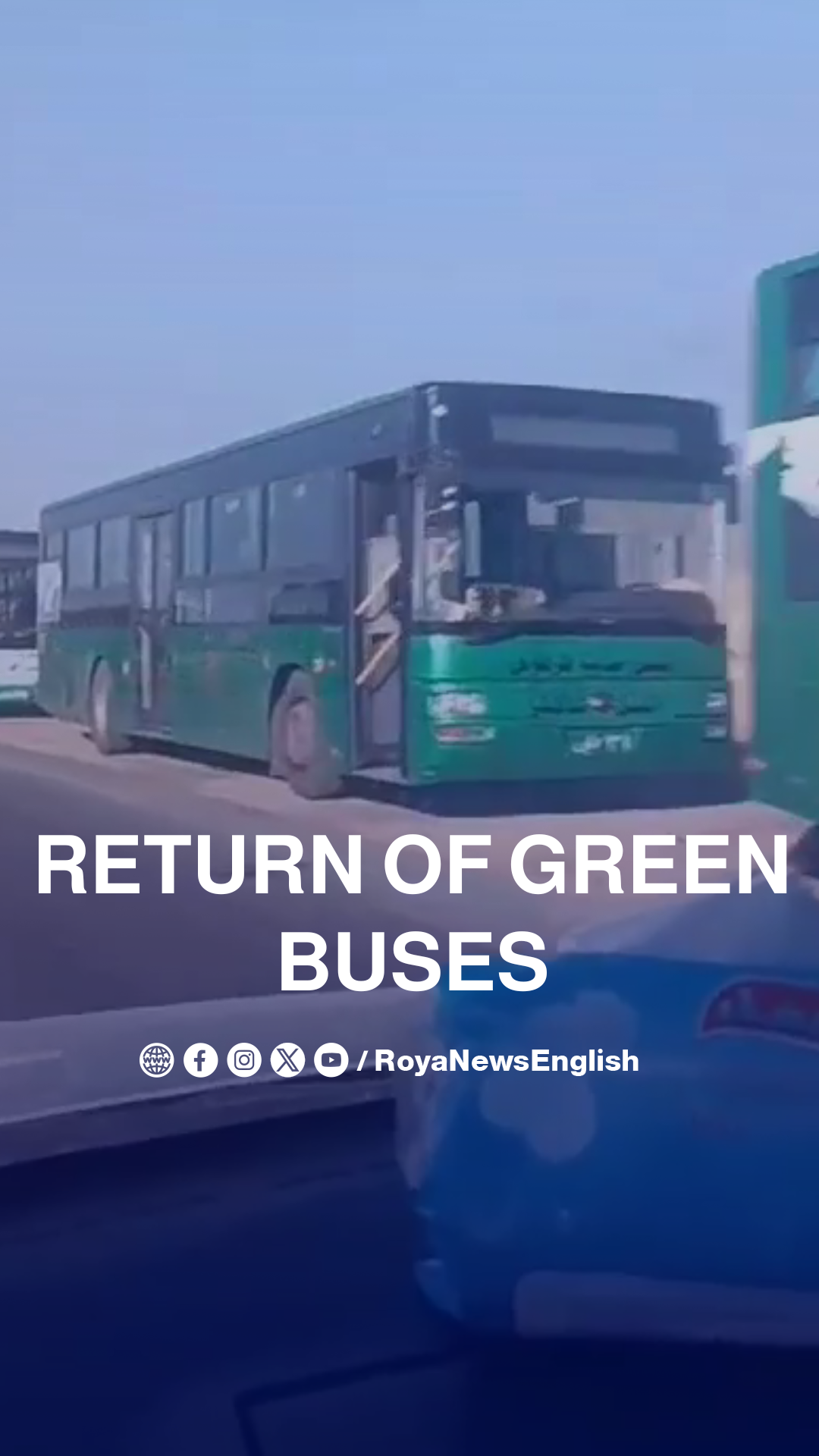 Iconic “green buses” dispatched to return Assad regime soldiers from Iraq