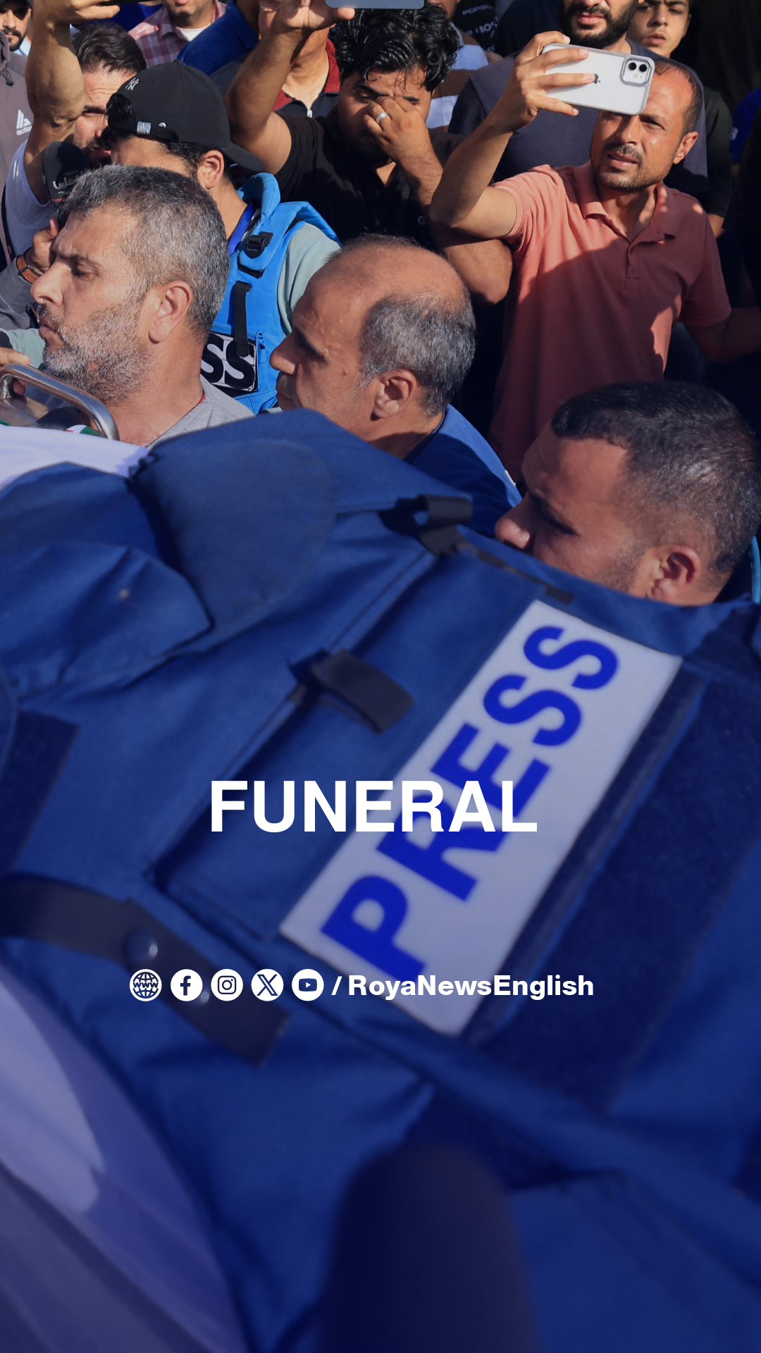 Slain journalists laid to rest in Gaza