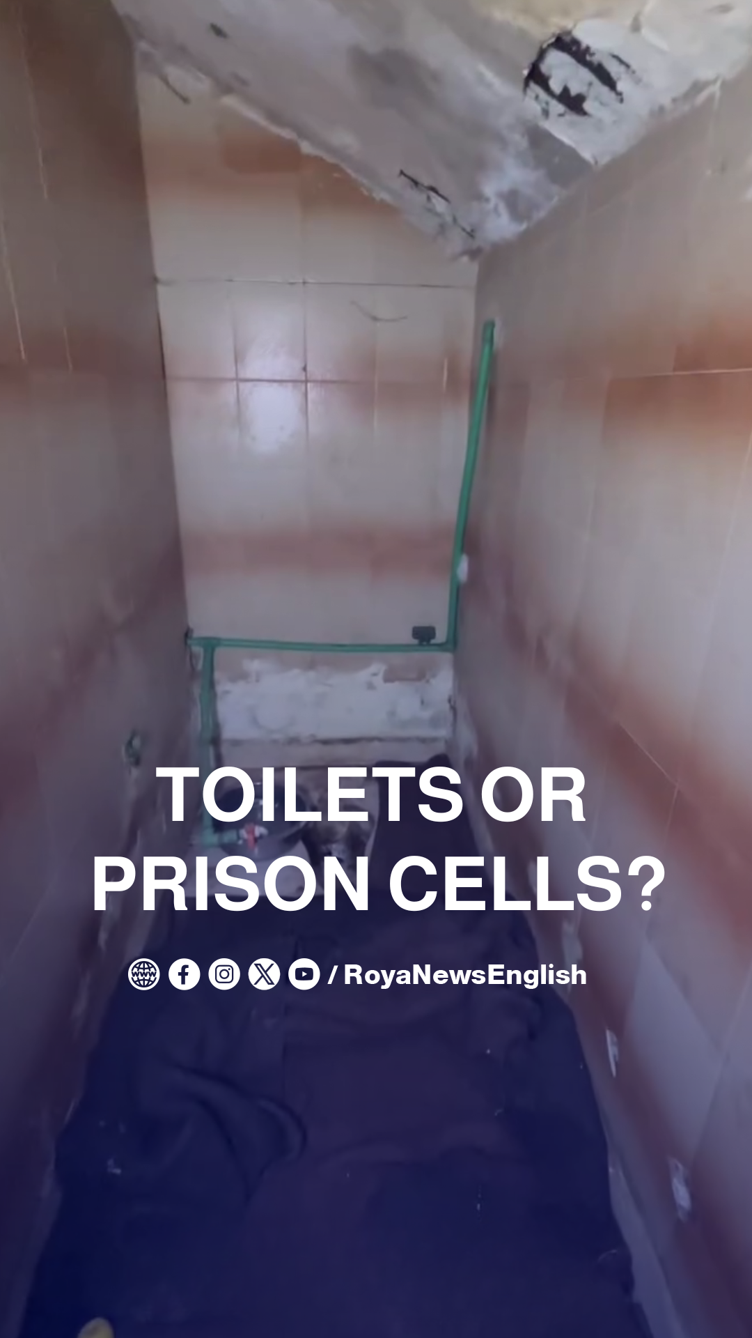 Chilling images of toilet-like prison cells used by Assad Regime