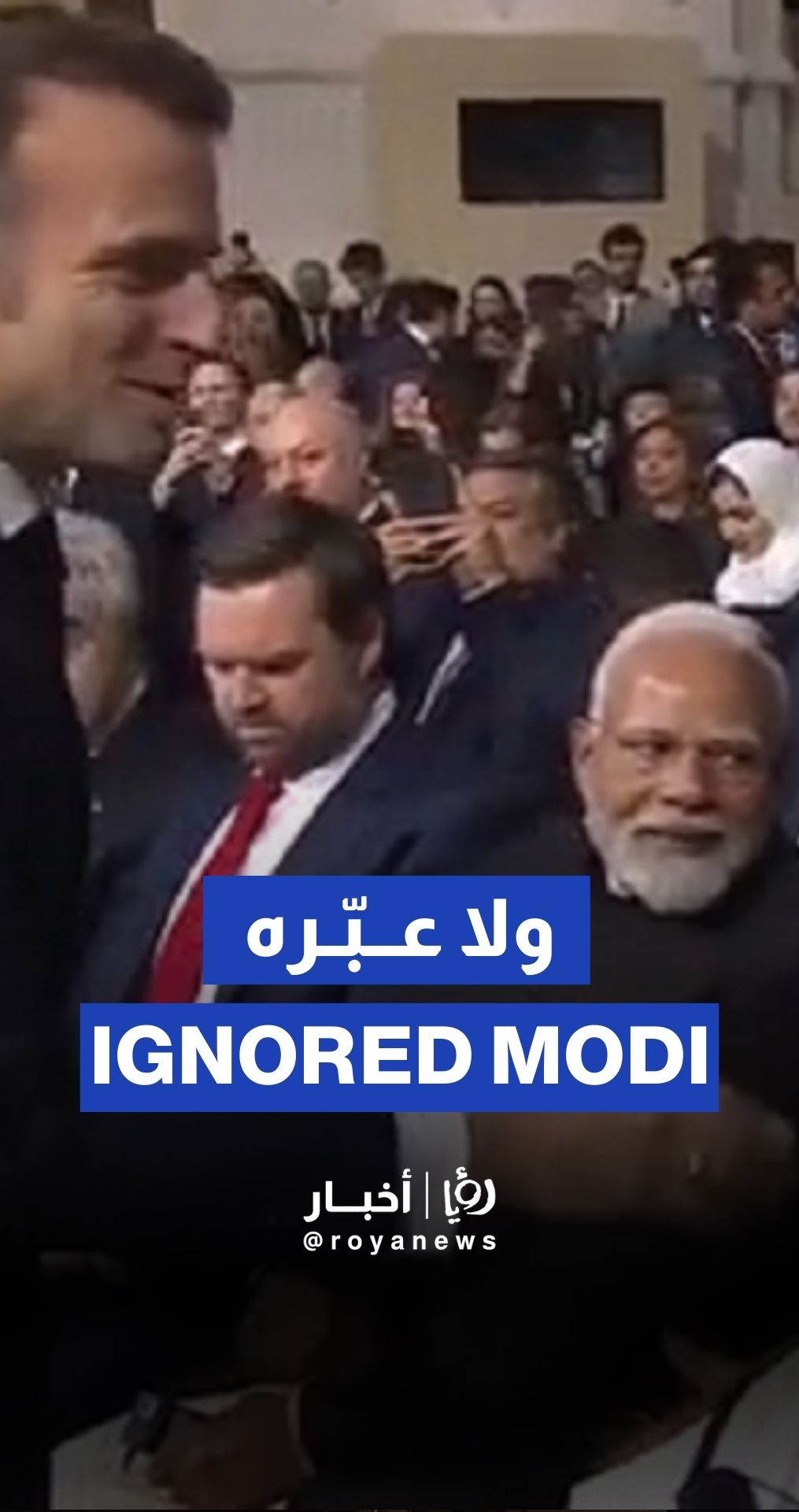 Macron ignores India's Modi during Paris AI Summit