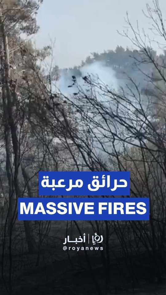 Terrifying fires in Latakia countryside