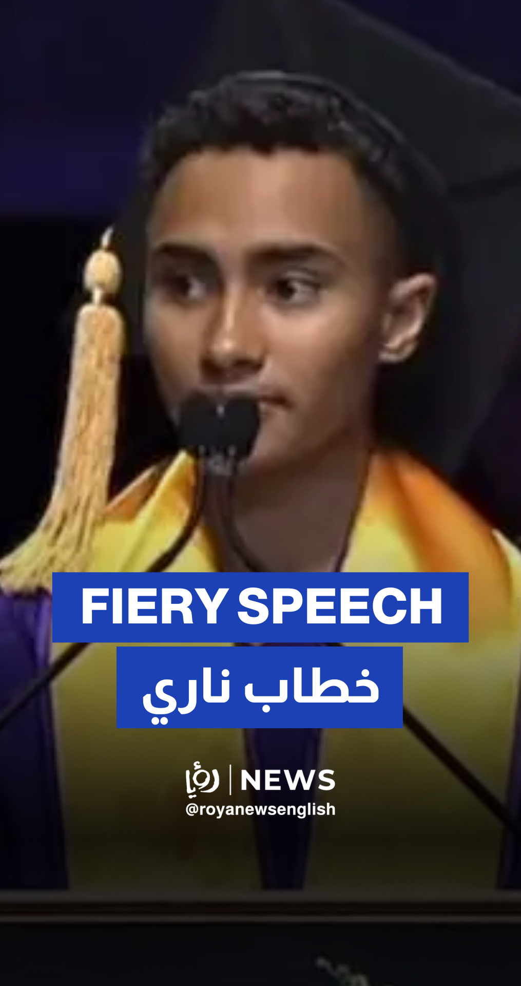 Watch what he said: NYU blocks diploma after speech