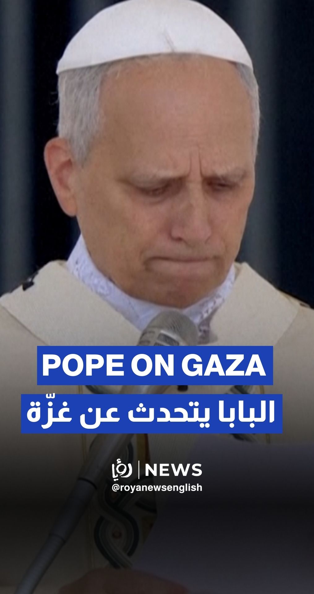 Pope Leo speaks about people suffering from hunger in Gaza