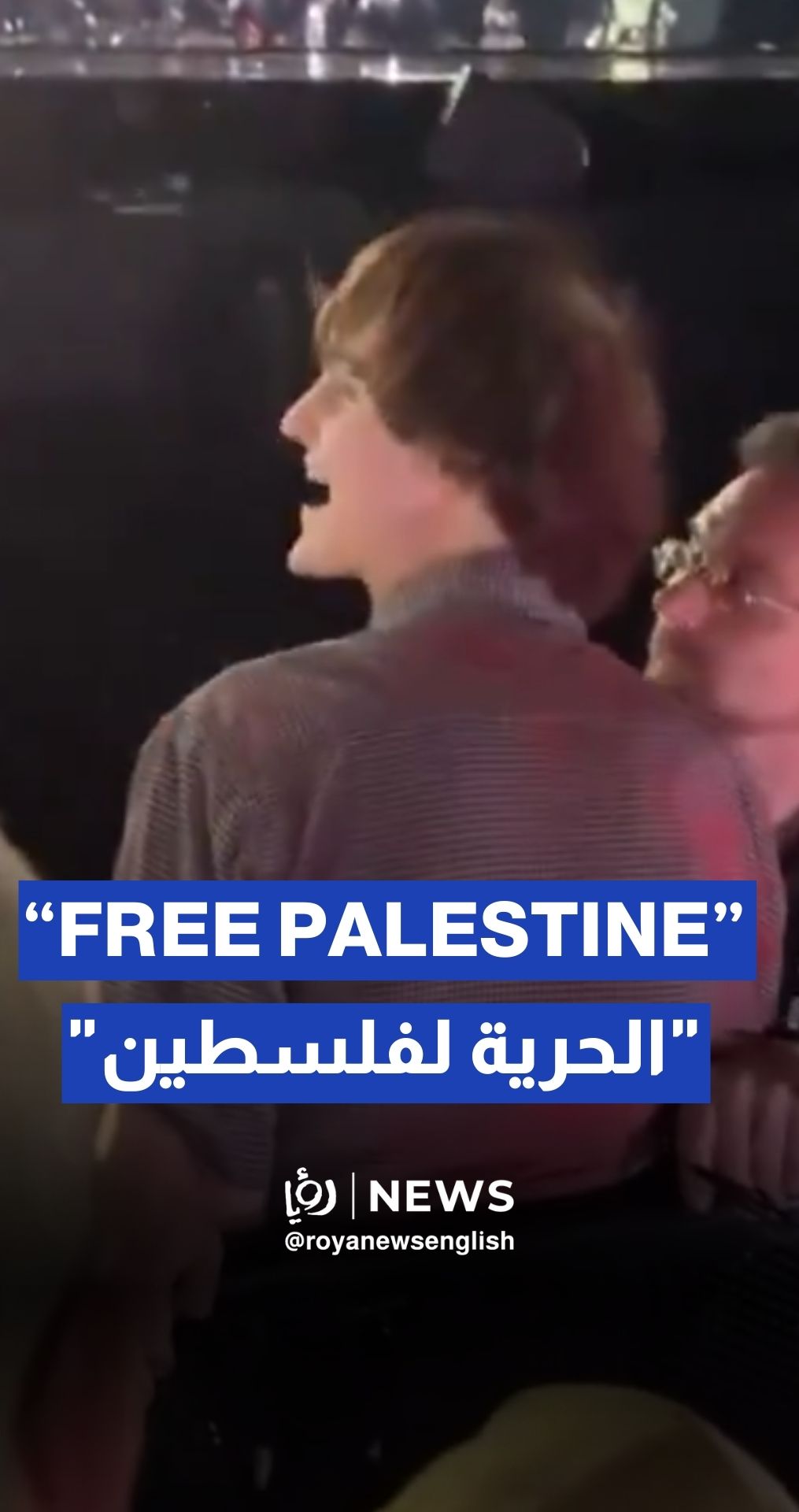 Pro-Palestine protester assaulted during "Israel’s" Eurovision act