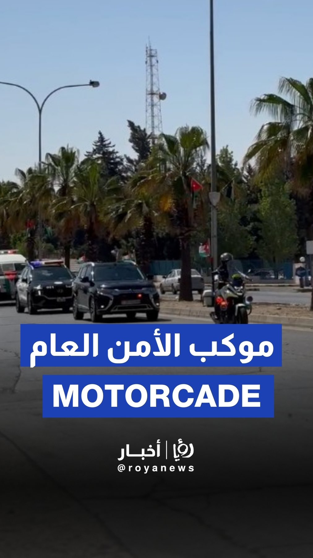 Jordanian security forces mark 79th Independence Day with convoy