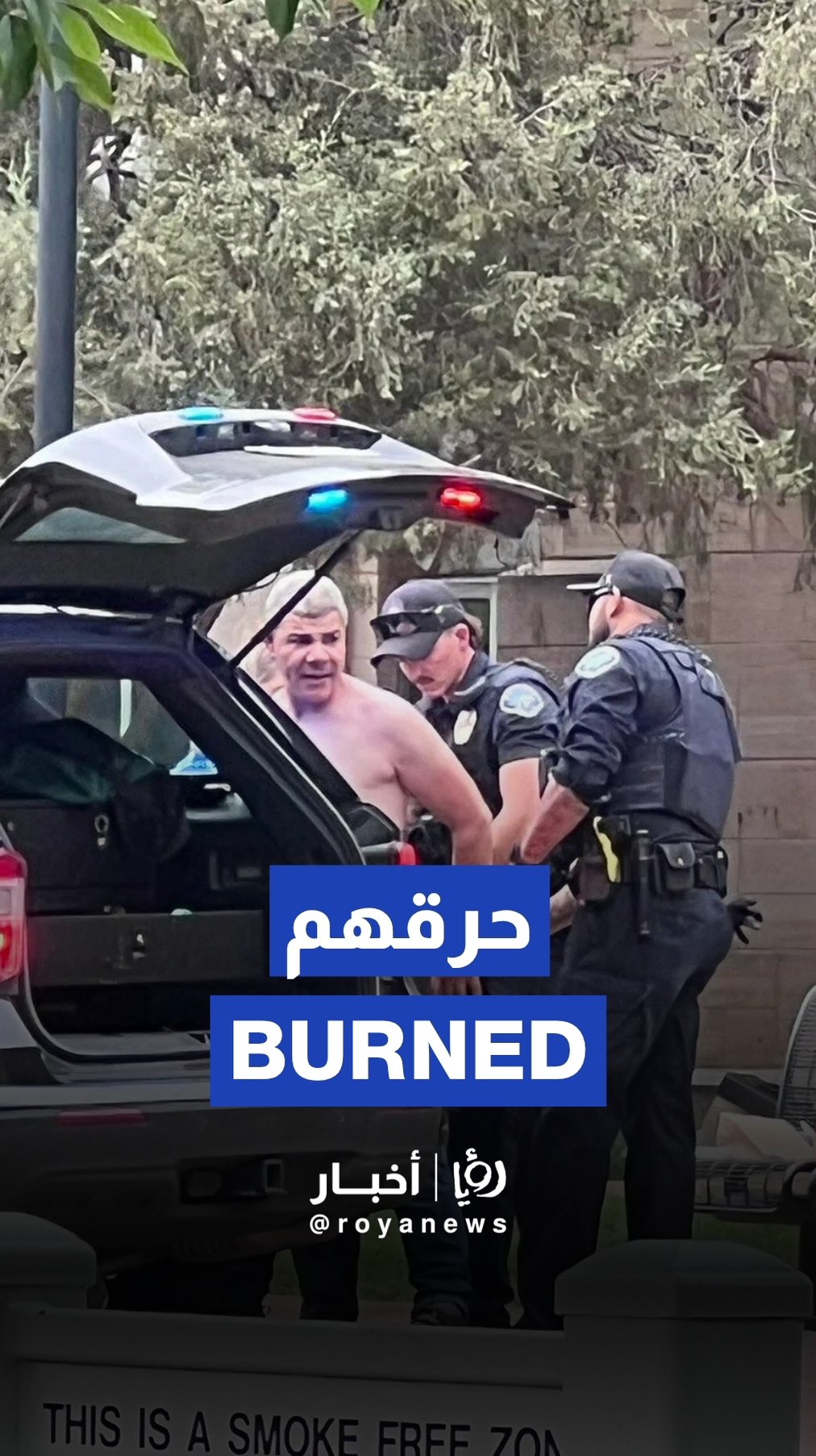 Man firebombs pro-"Israeli" rally in US