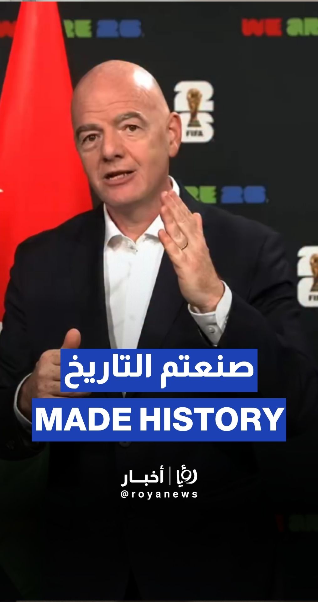 FIFA chief Infantino congratulates Nashama on World Cup spot
