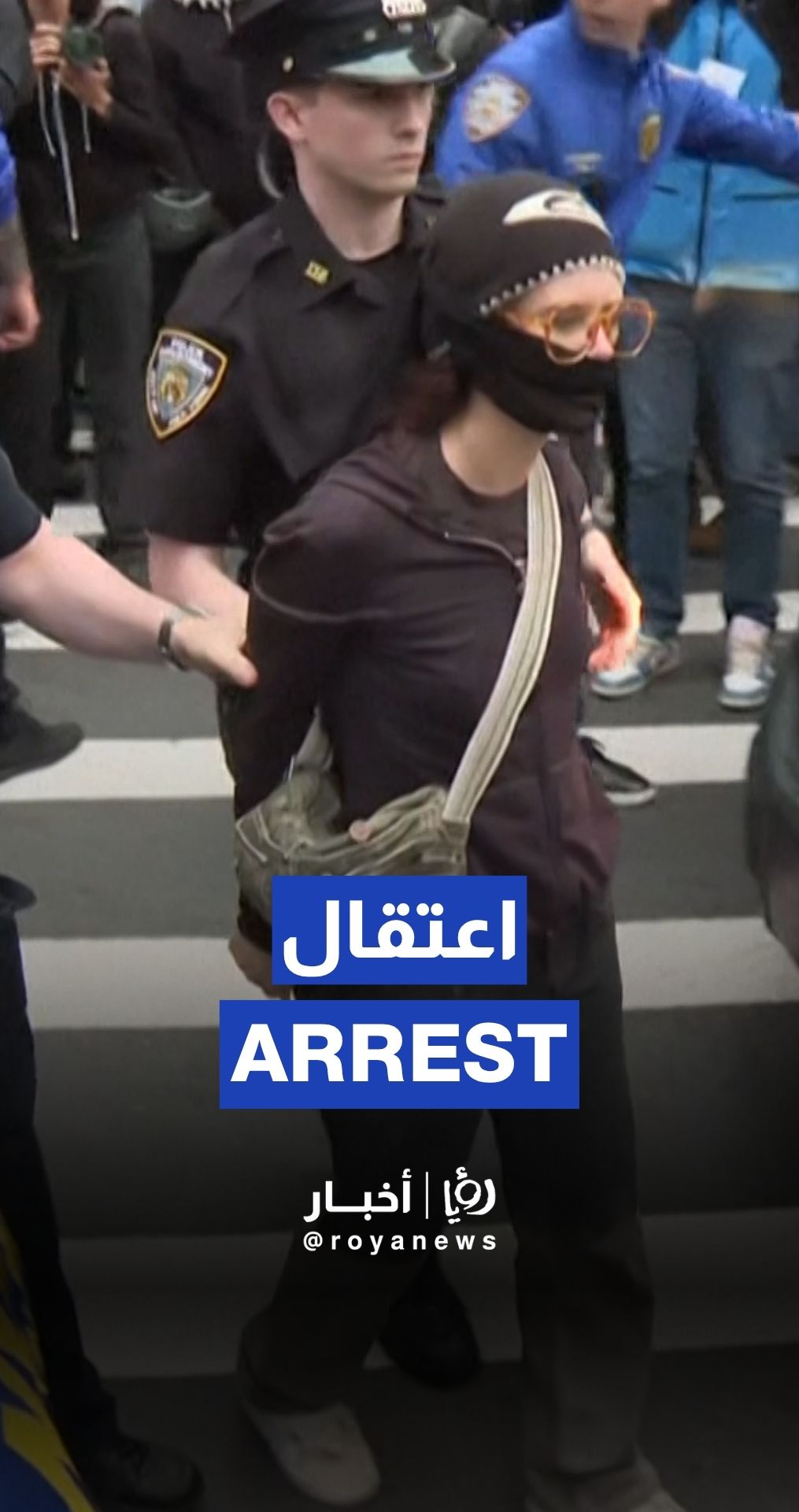 Police arrest protester at New York gathering against Los Angeles immigration raids