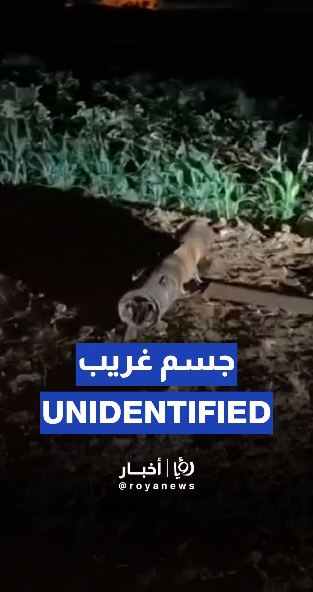 Unknown objects fall in Ramtha