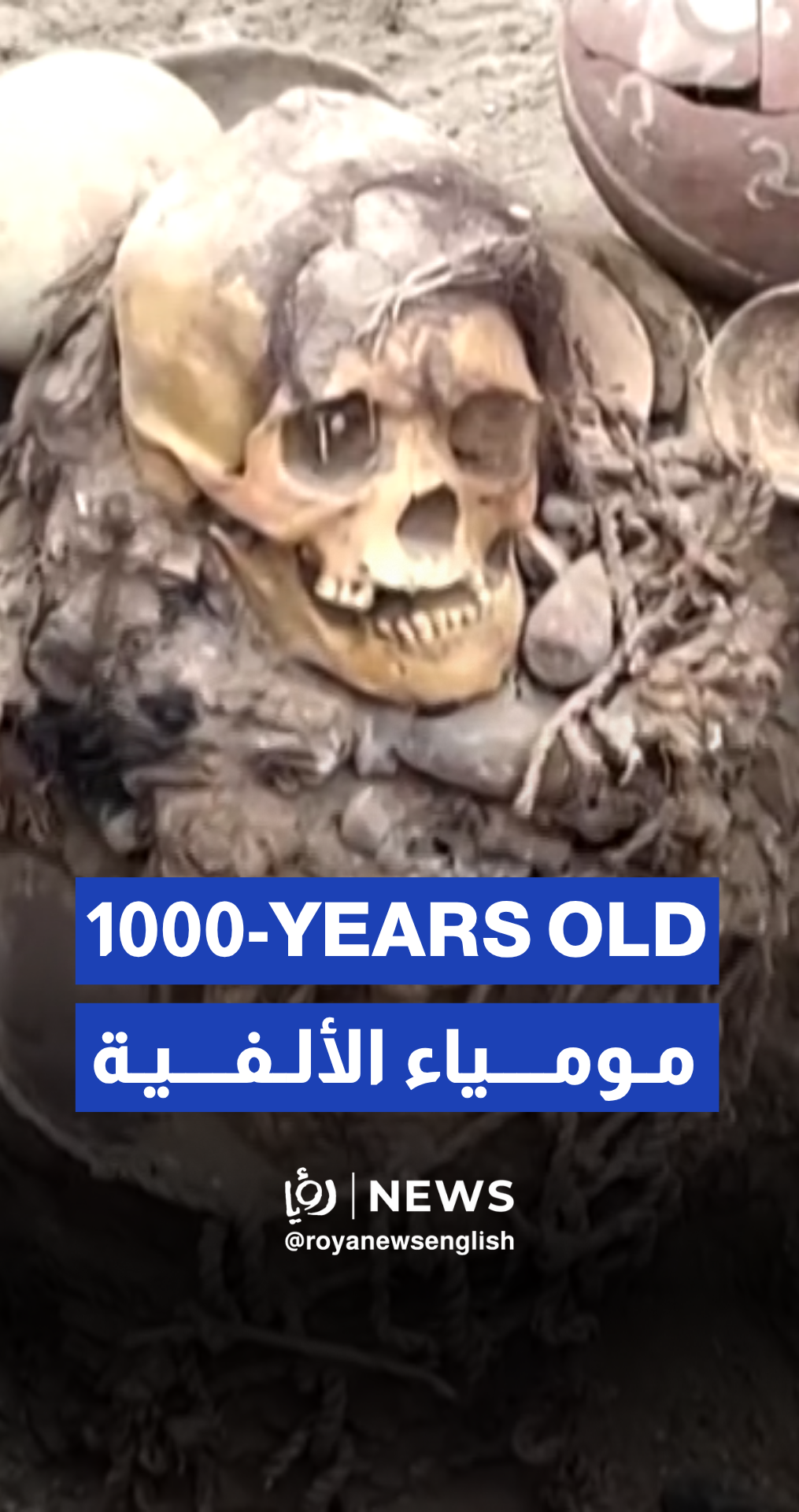 Thousand-year-old mummy discovered during gas works in Peru