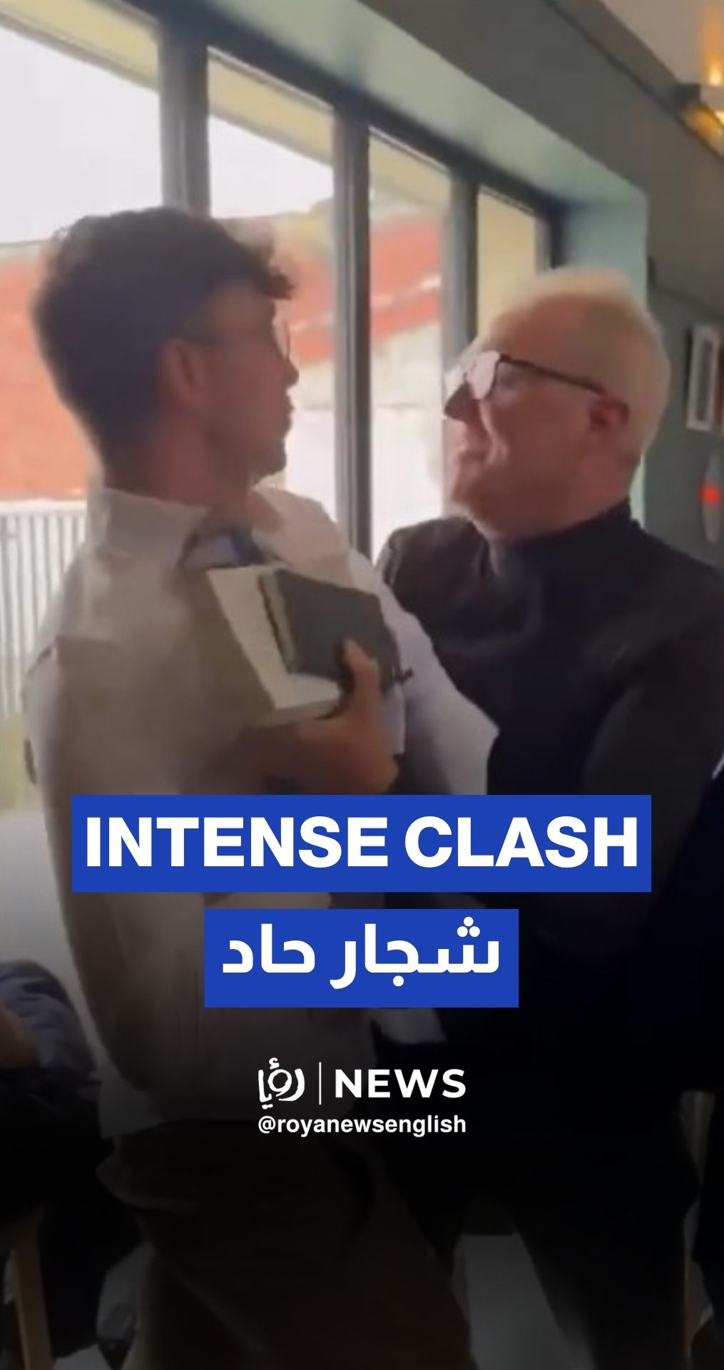 Pro-“Israeli” disrupts lecture by historian on Palestinian liberation