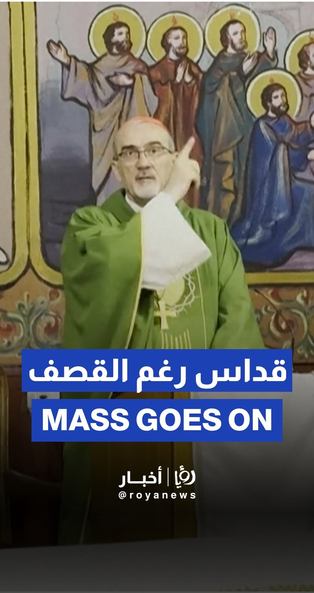 Sunday mass held at Holy Family Church despite strike