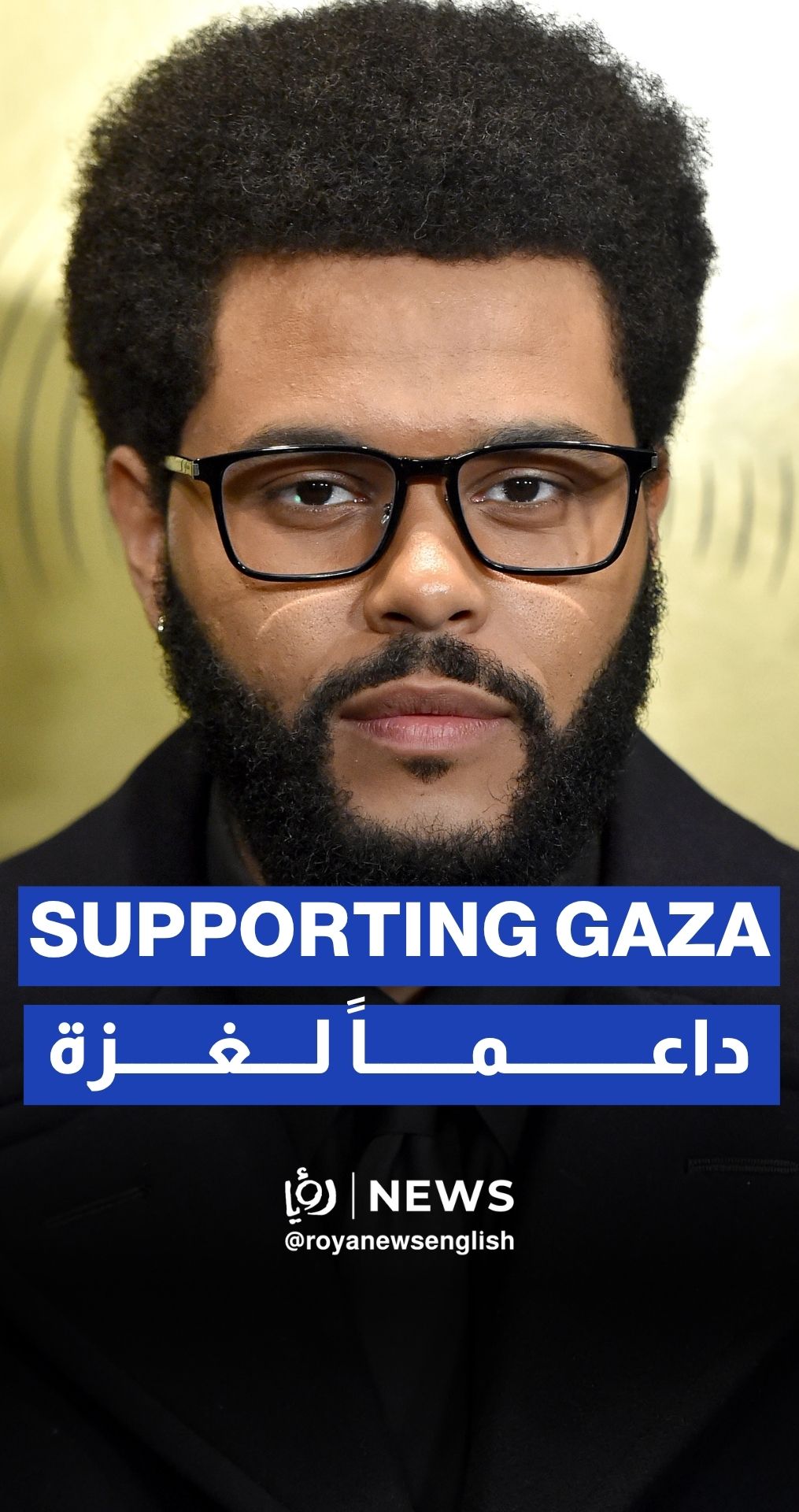 The Weeknd’s security team spotted wearing keffiyehs during concert