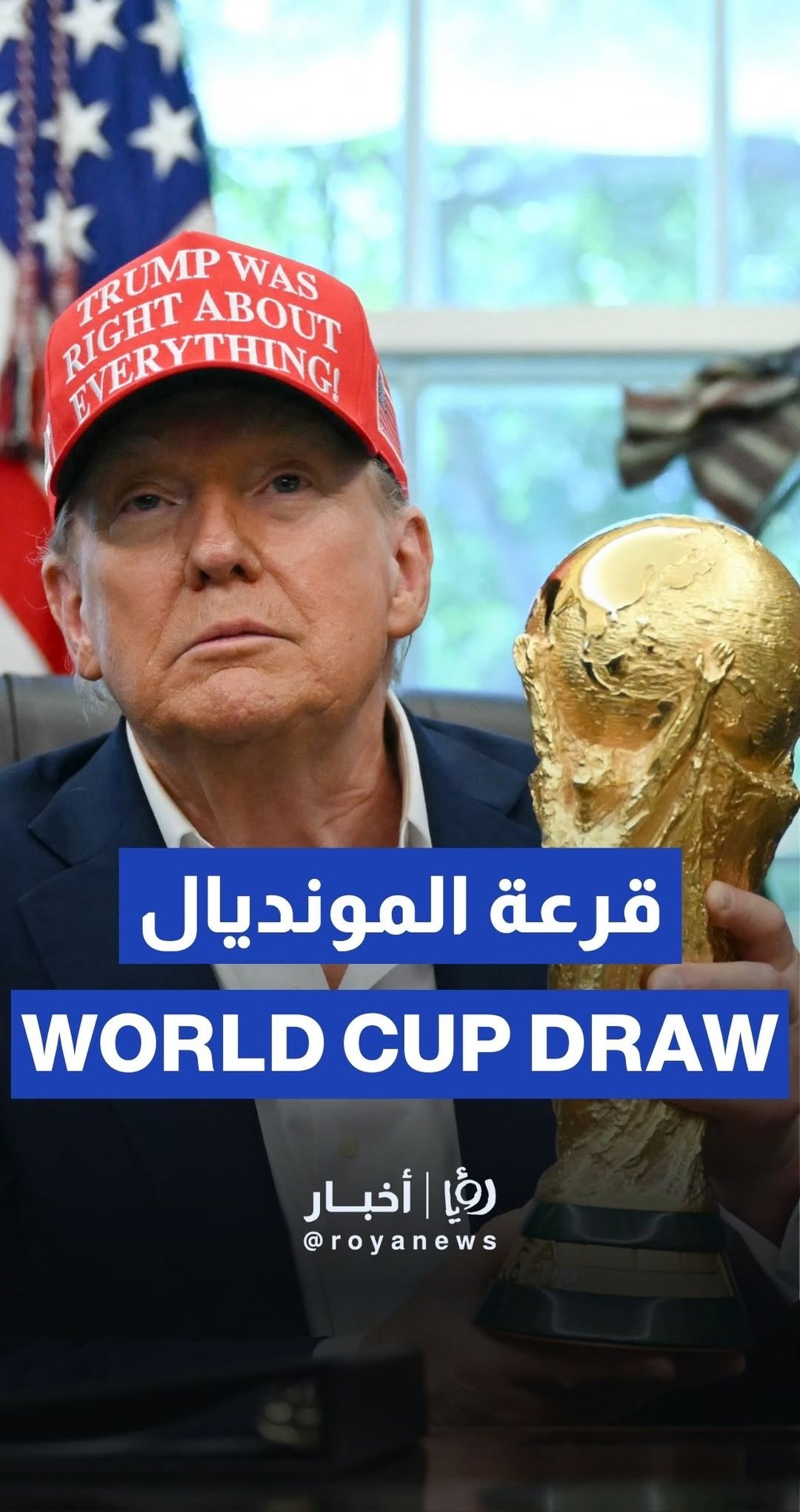 Trump announces 2026 World Cup draw to be held at Kennedy Center in December