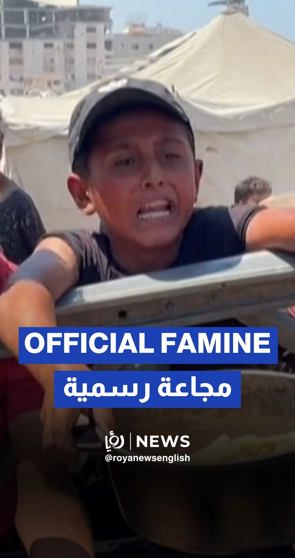 People flock to a charity kitchen in Gaza City for food