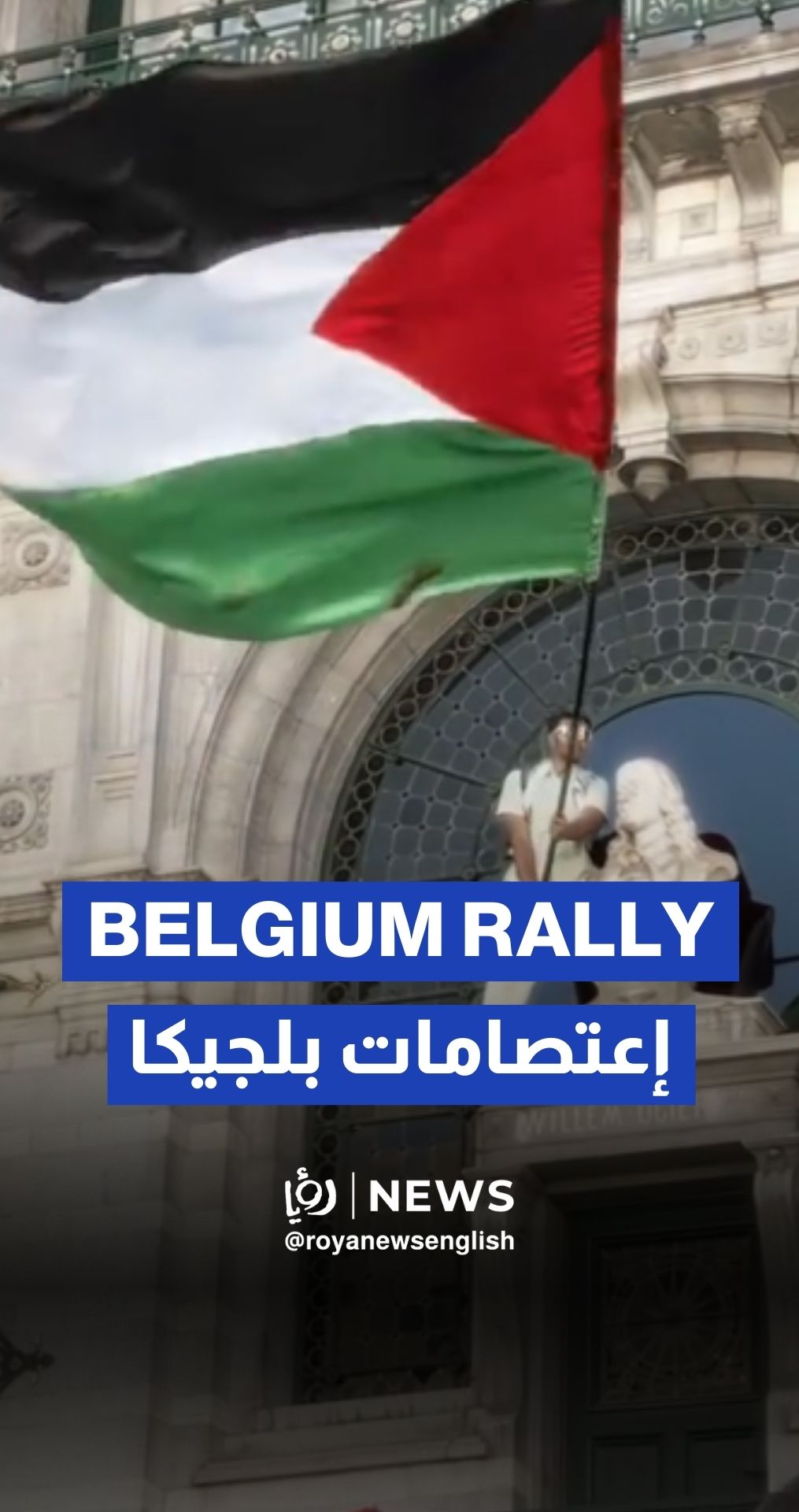 Daily pro-Palestine marches in Brussels, Belgium