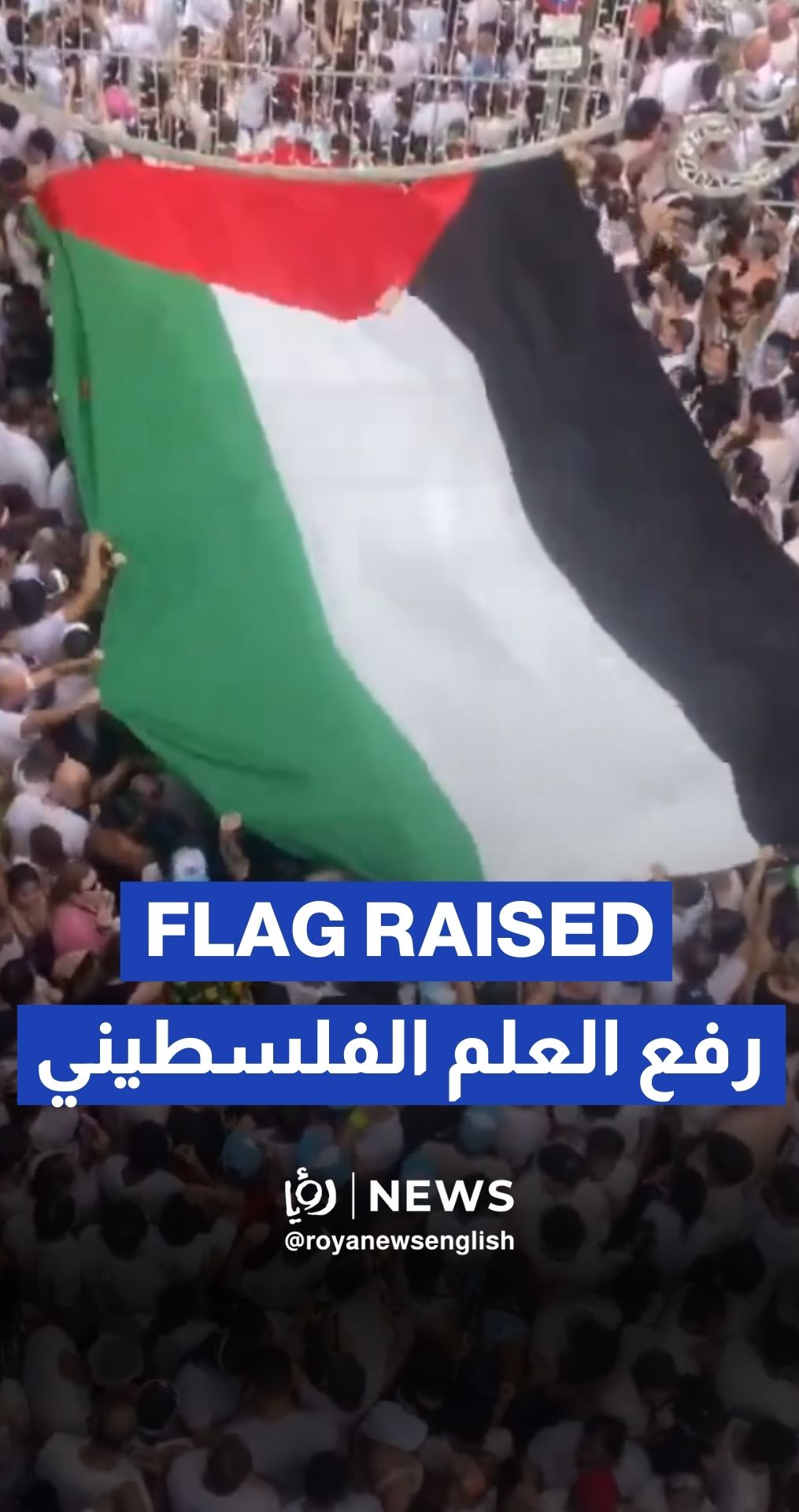 Palestinian flag flies high at Spain’s La Tomatina festival in show of solidarity