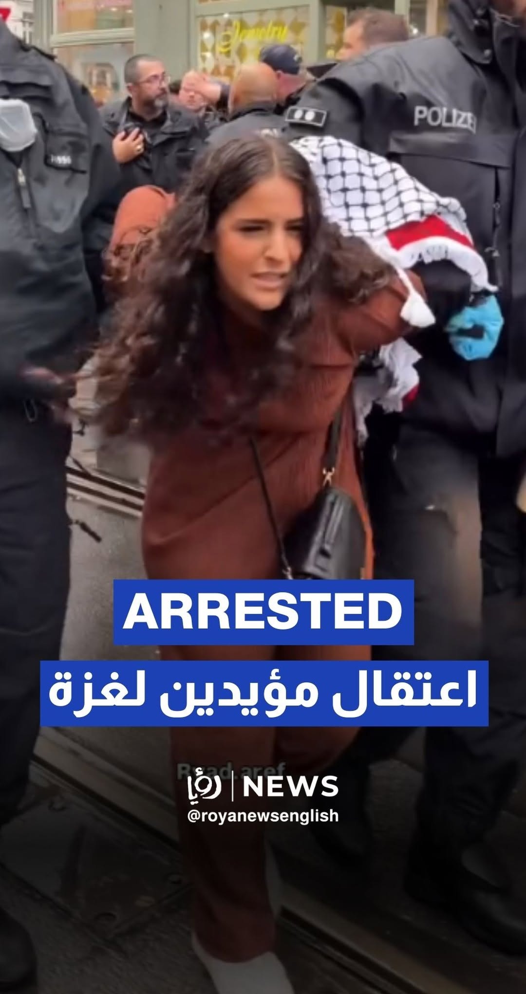 Peaceful pro-Palestine protesters arrested in Berlin