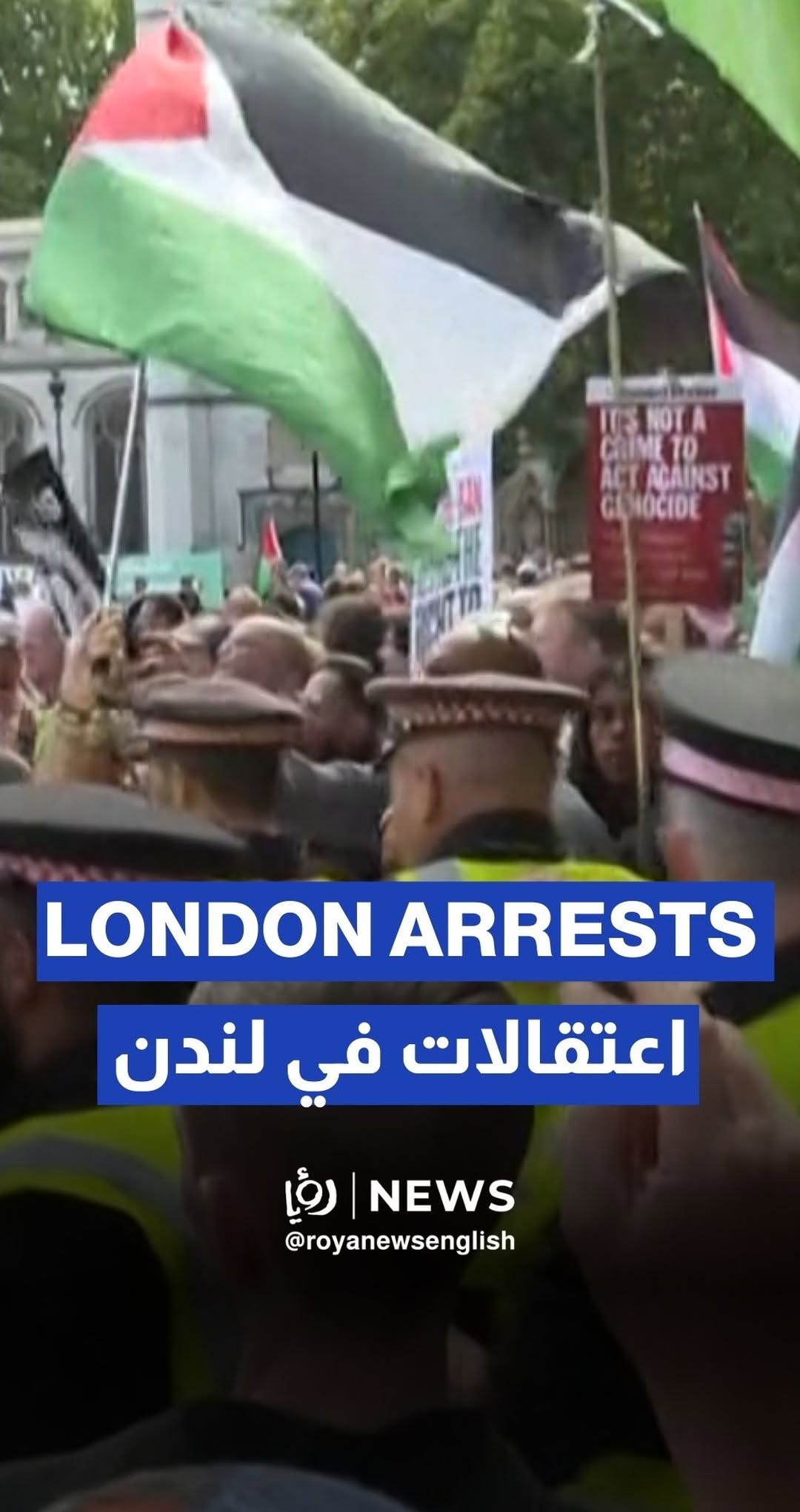 London police arrest protesters supporting Palestine Action
