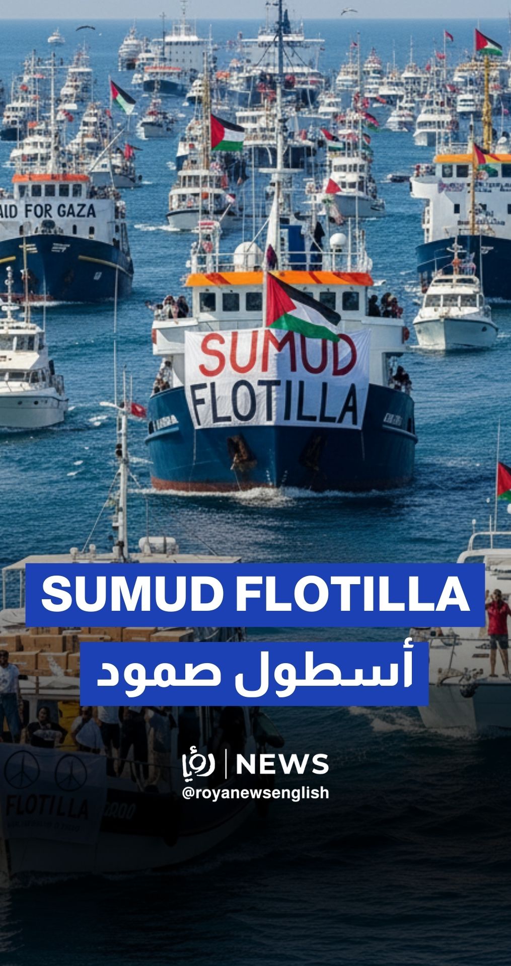 AI-generated video of Sumud flotilla