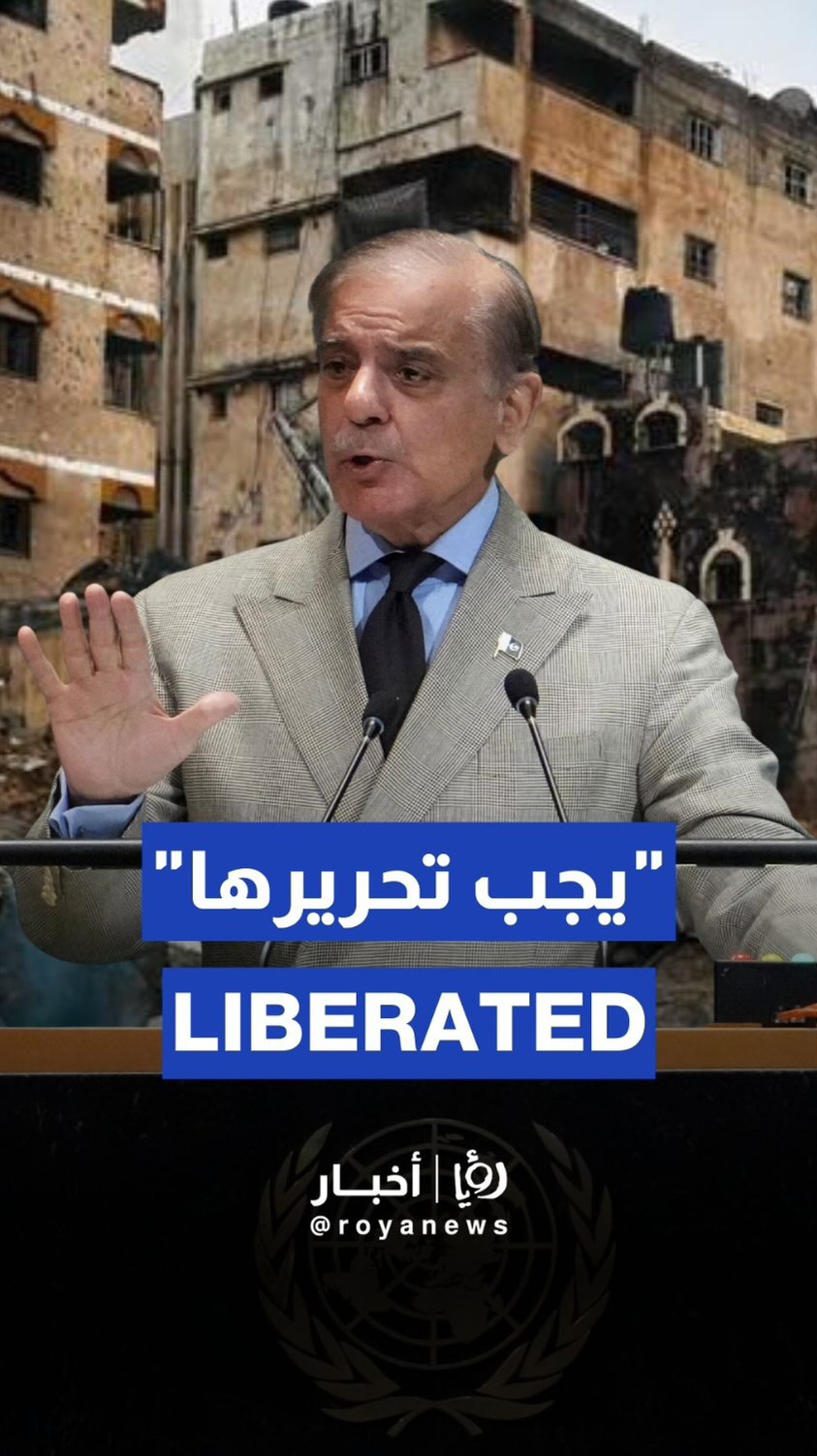 Pakistan PM: Palestine must be liberated with full force