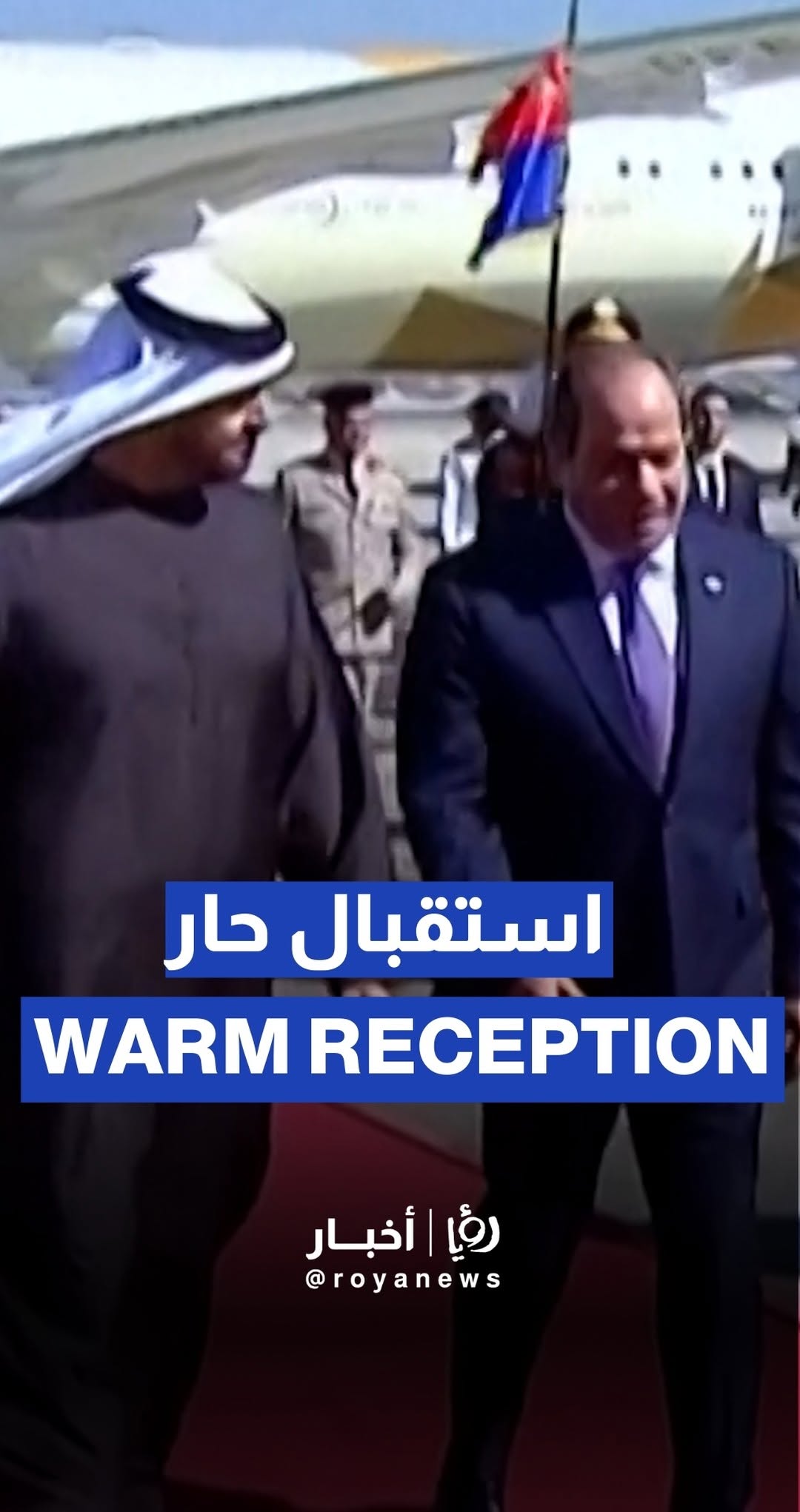 Egyptian President Sisi welcomes UAE counterpart in Cairo