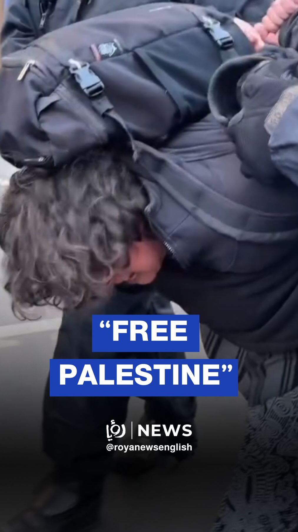 Brutal arrests of demonstrators in solidarity with Gaza during protests in Berlin