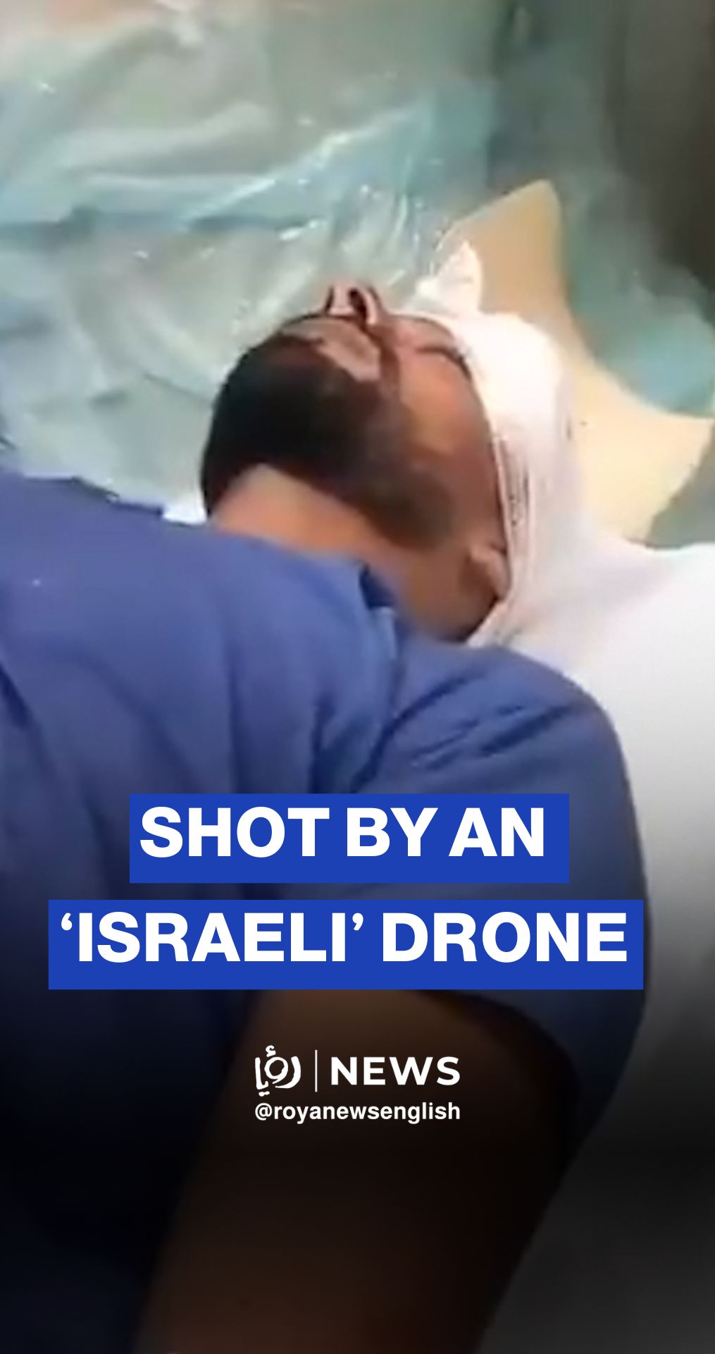 Doctor shot by ‘Israeli’ forces drone at Nasser Medical Complex