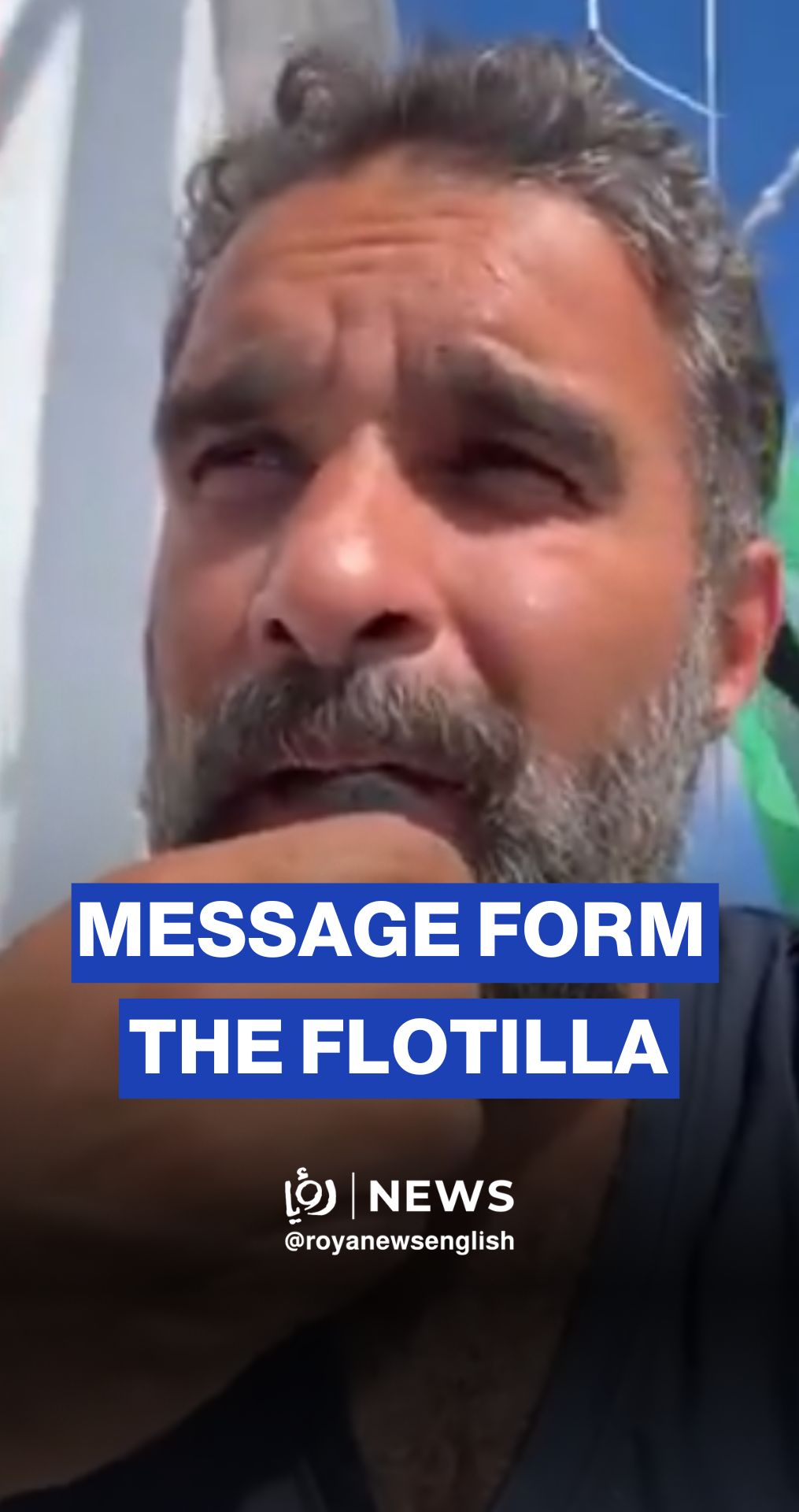 Message from the Sumud flotilla from Kuwaiti national Mohammed Jamal