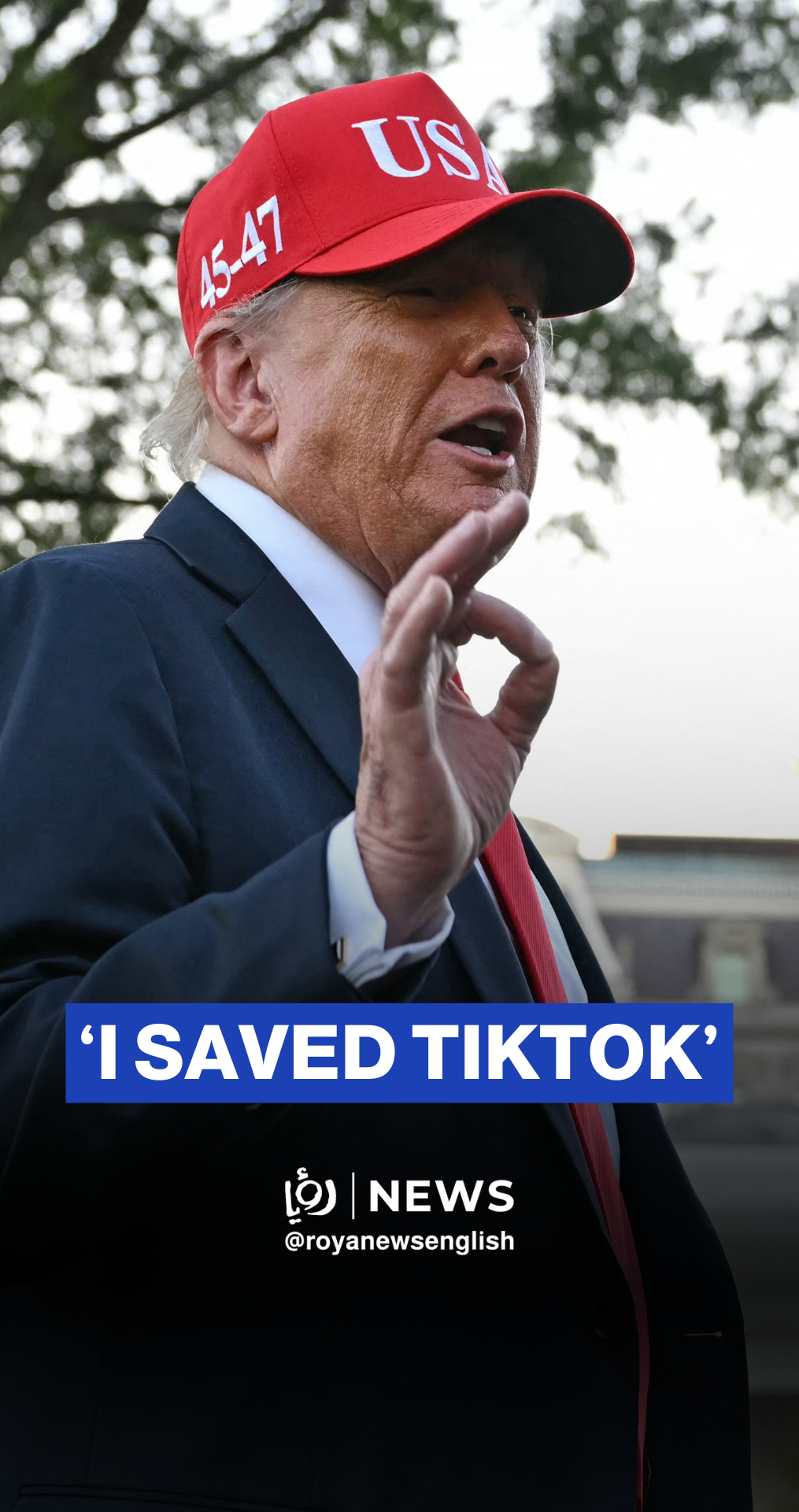 I saved TikTok’: Trump posts first TikTok in office