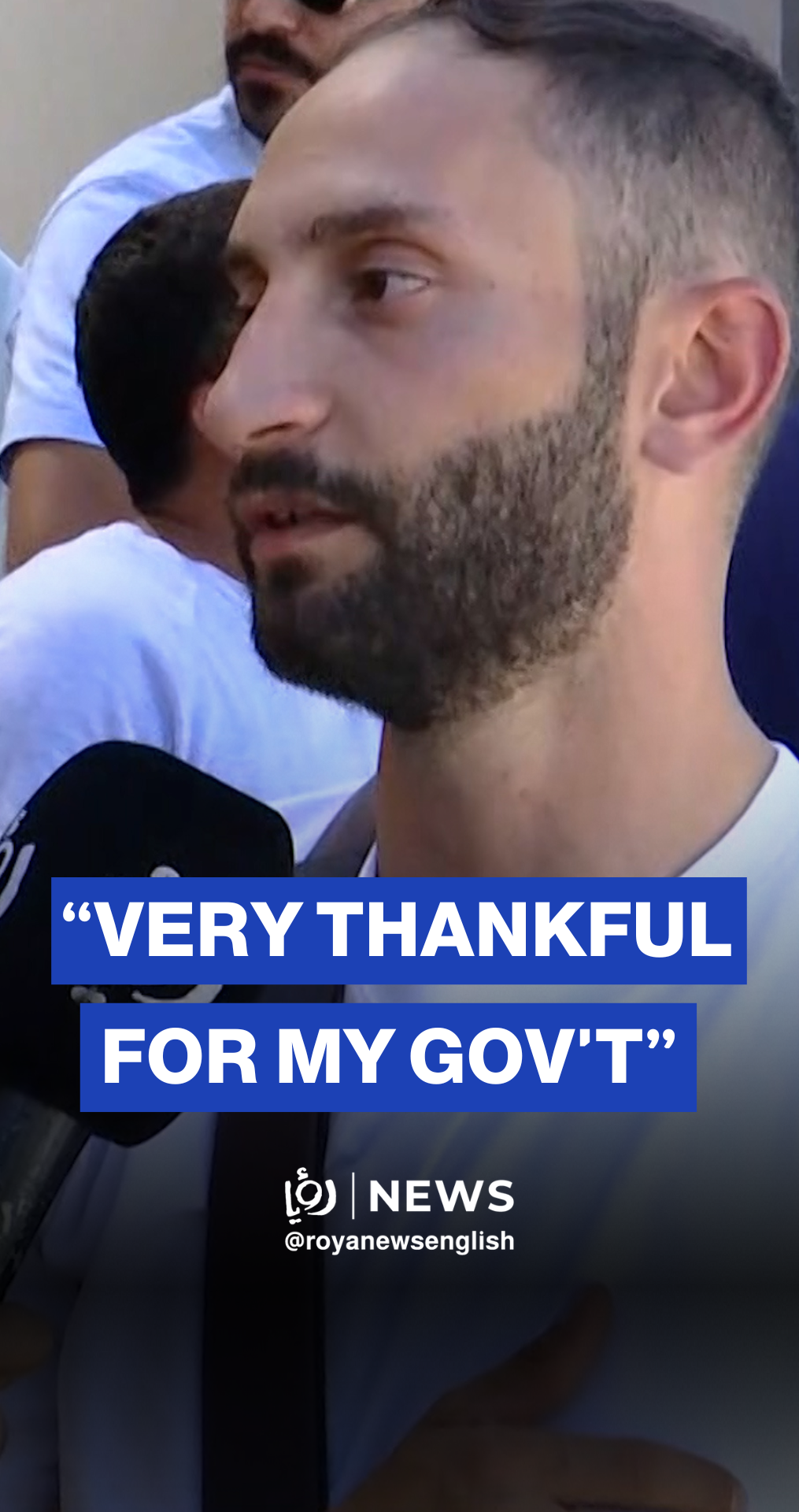 Abdelrahman Ghazal: First of all, I would like to thank my government