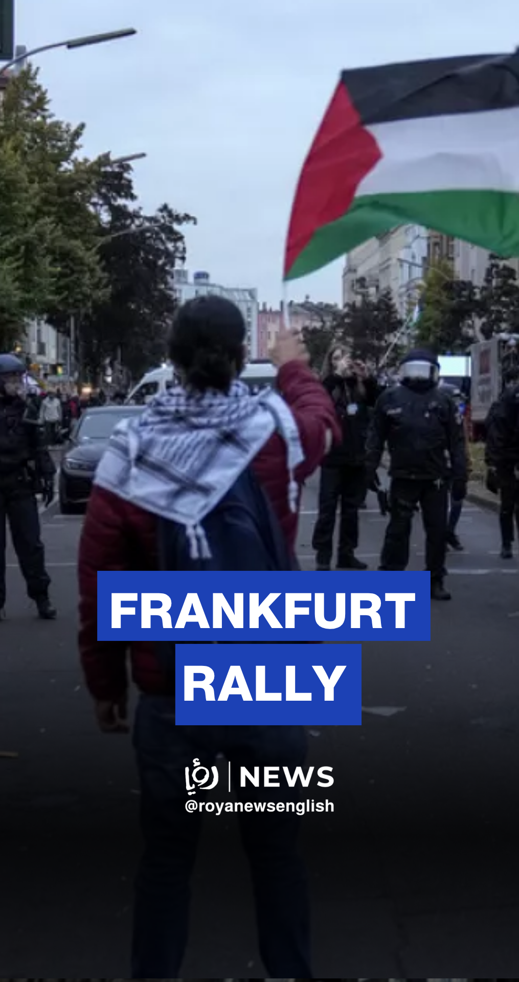 Thousands join pro-Palestine rally in Frankfurt