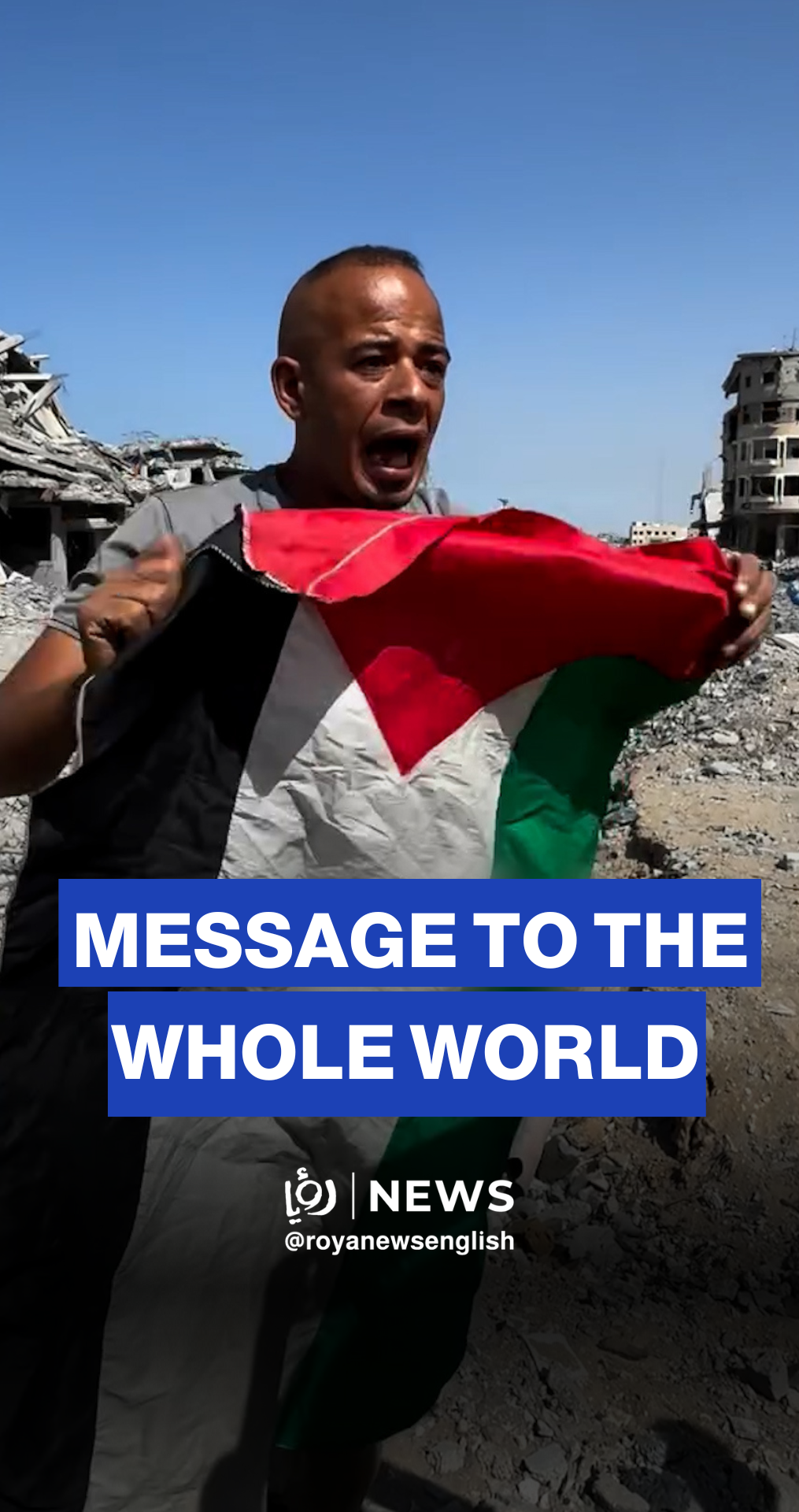 From Khan Younis, Gaza: Palestinian’s message after finding his home in ruins