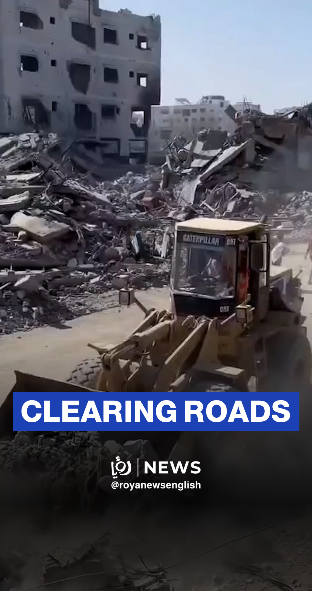 Gaza municipality crews clear roads and remove rubble after ‘Israeli’ withdrawal