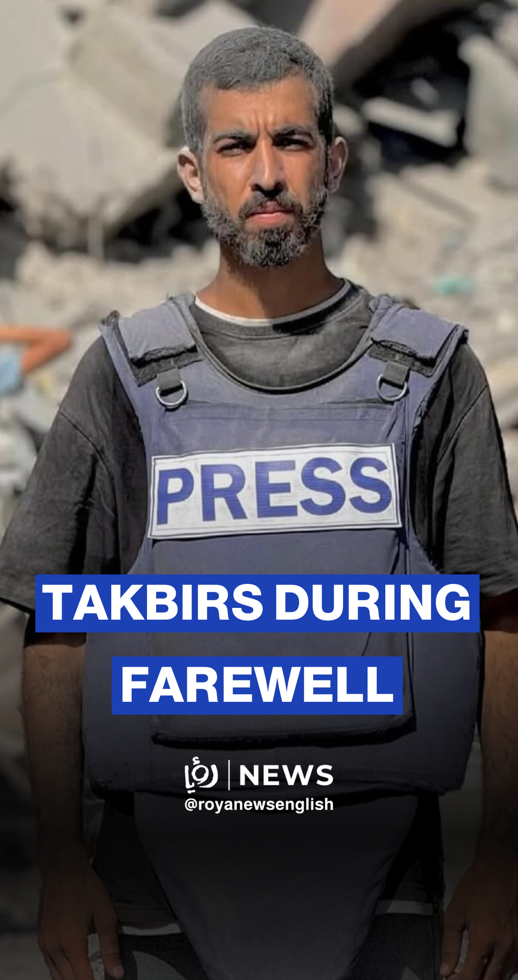 Takbirs echo at funeral of journalist Saleh Jafarawi who was killed by outlawed gangs
