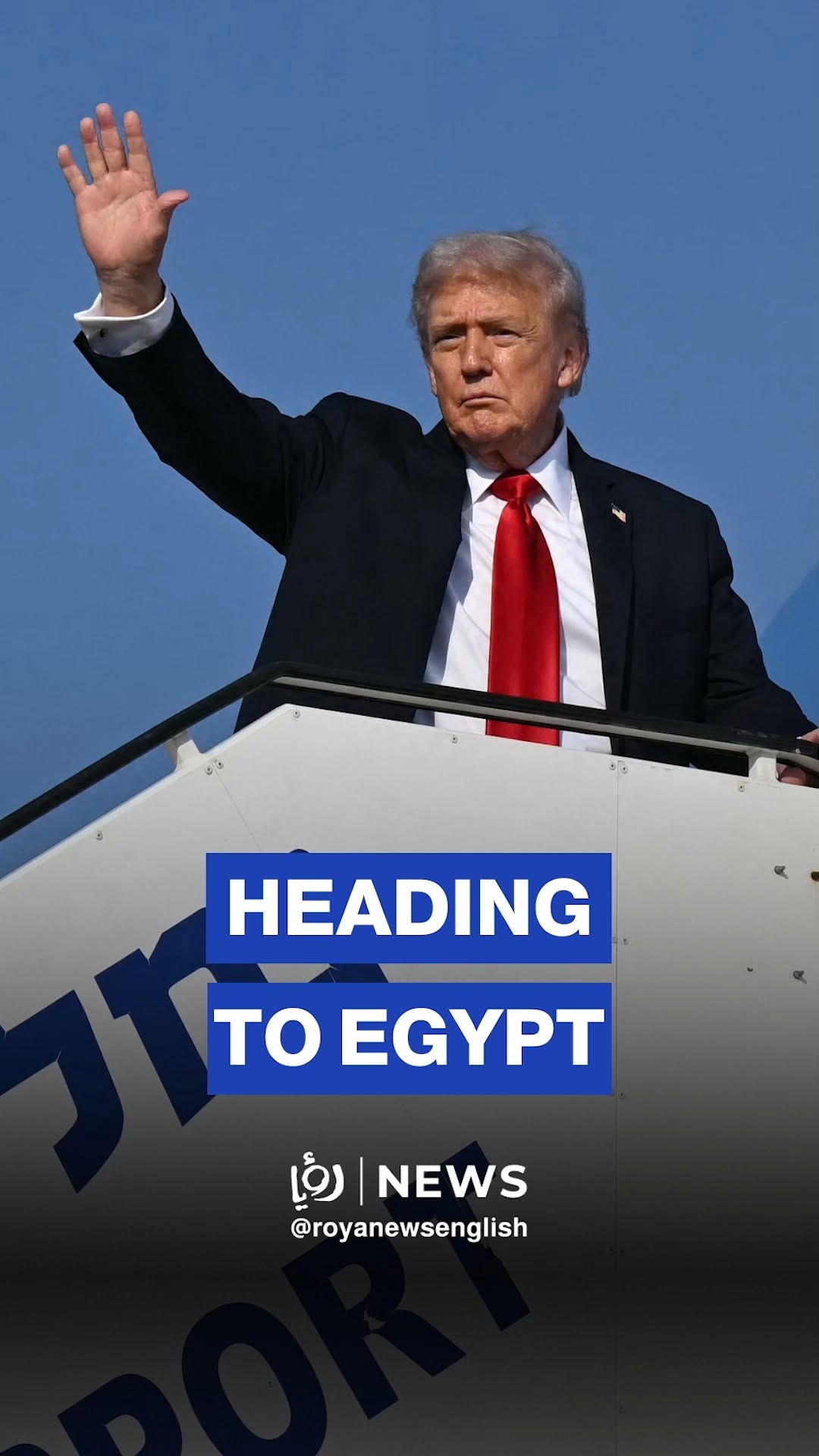 Trump leaves Tel Aviv for Sharm El Sheikh summit