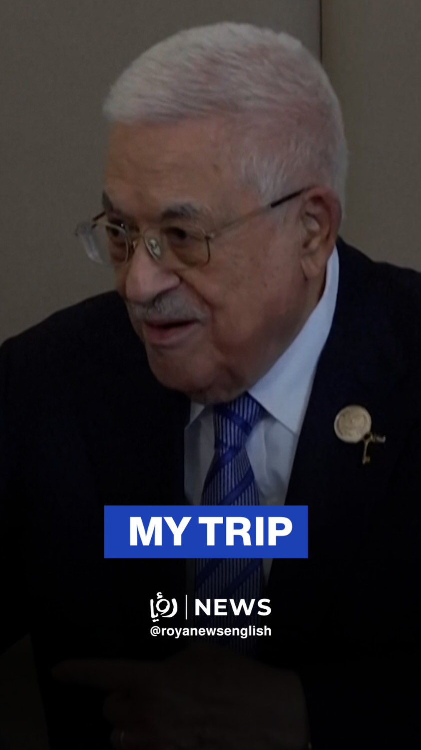 Mahmoud Abbas explains to Emmanuel Macron how he reached Sharm El-Sheikh