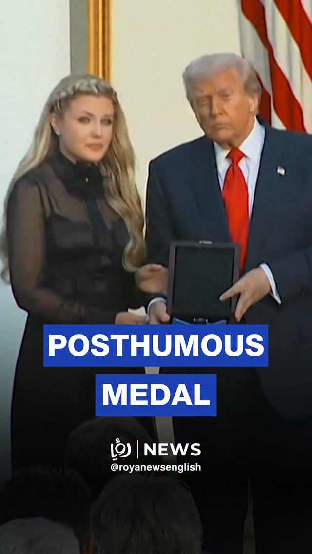 Trump awards conservative influencer Charlie Kirk posthumous presidential medal