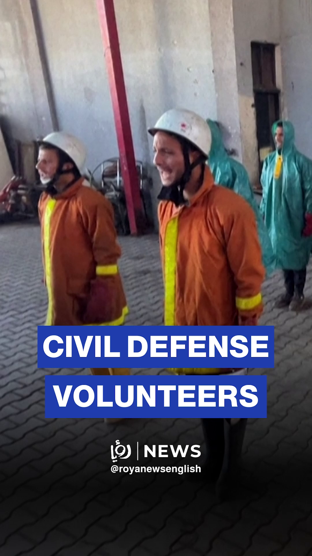 Volunteers training to join Gaza civil defense
