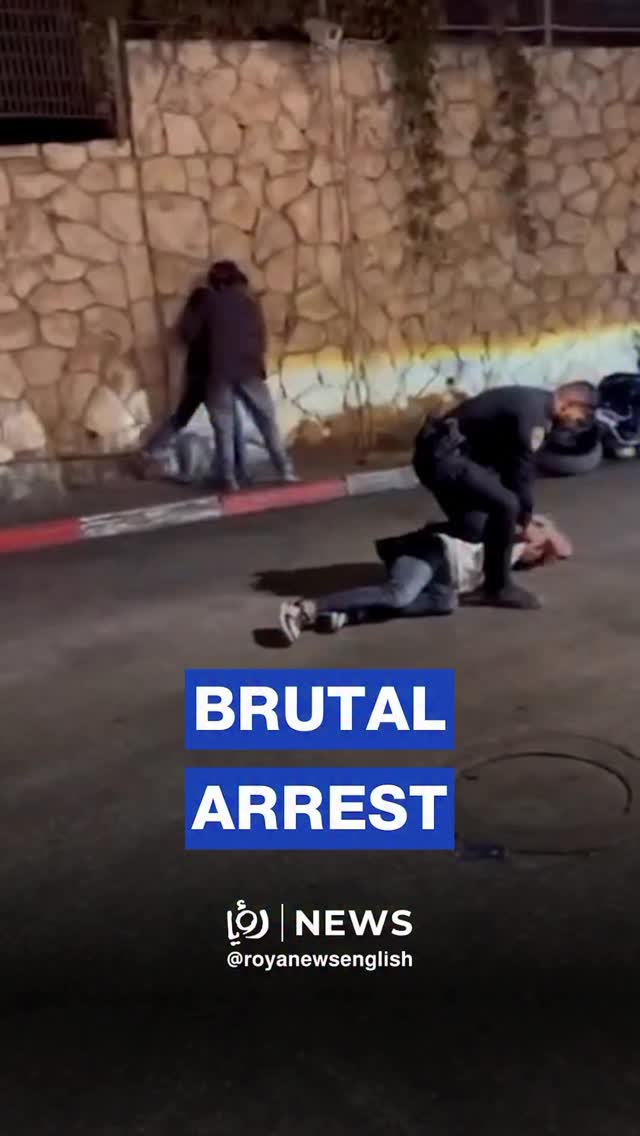 Palestinian teens violently detained by 'Israeli' forces in Beit Hanina, West Bank