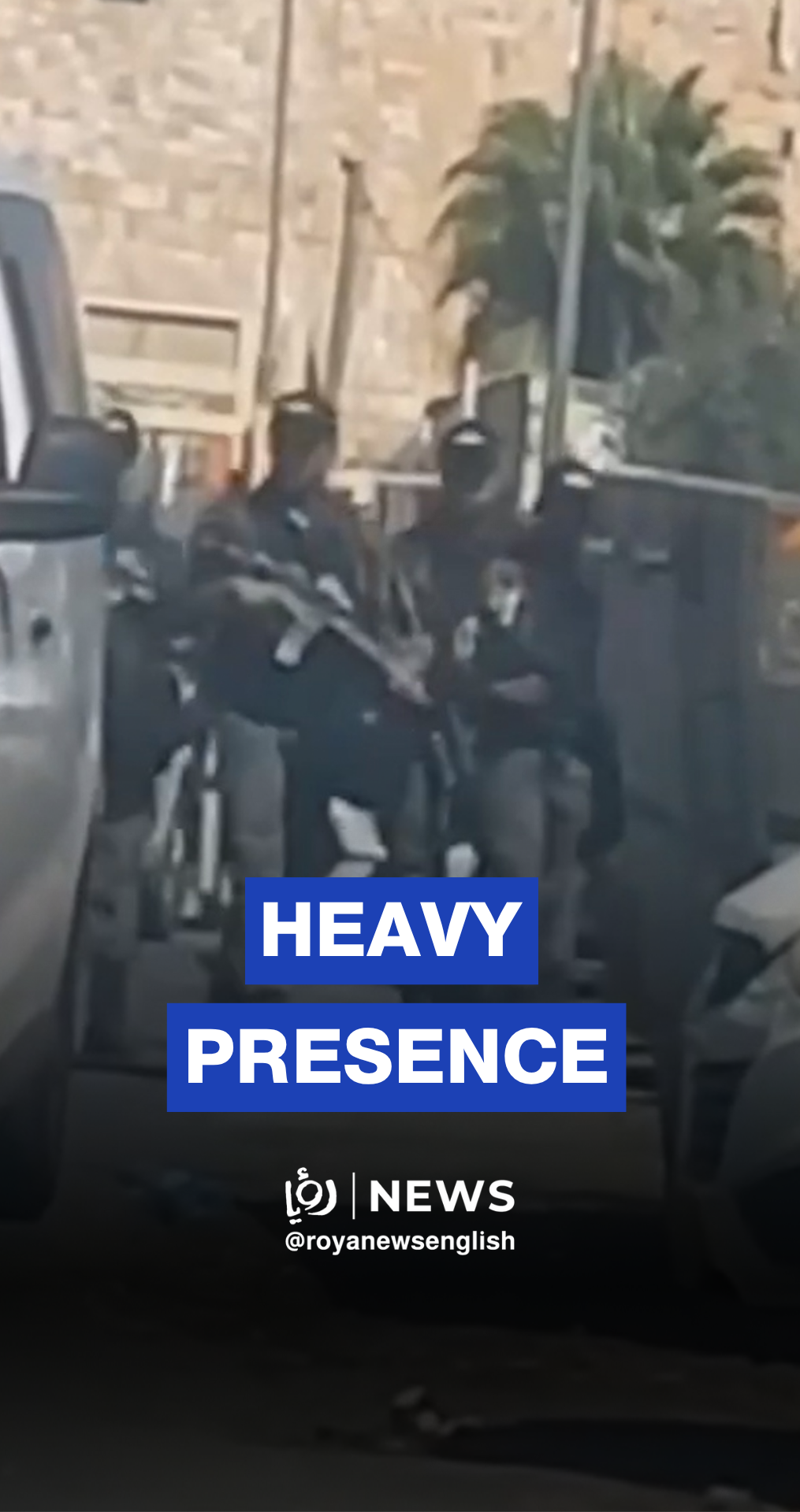 Heavy ‘Israeli’ police presence in Jerusalem as Vance visits