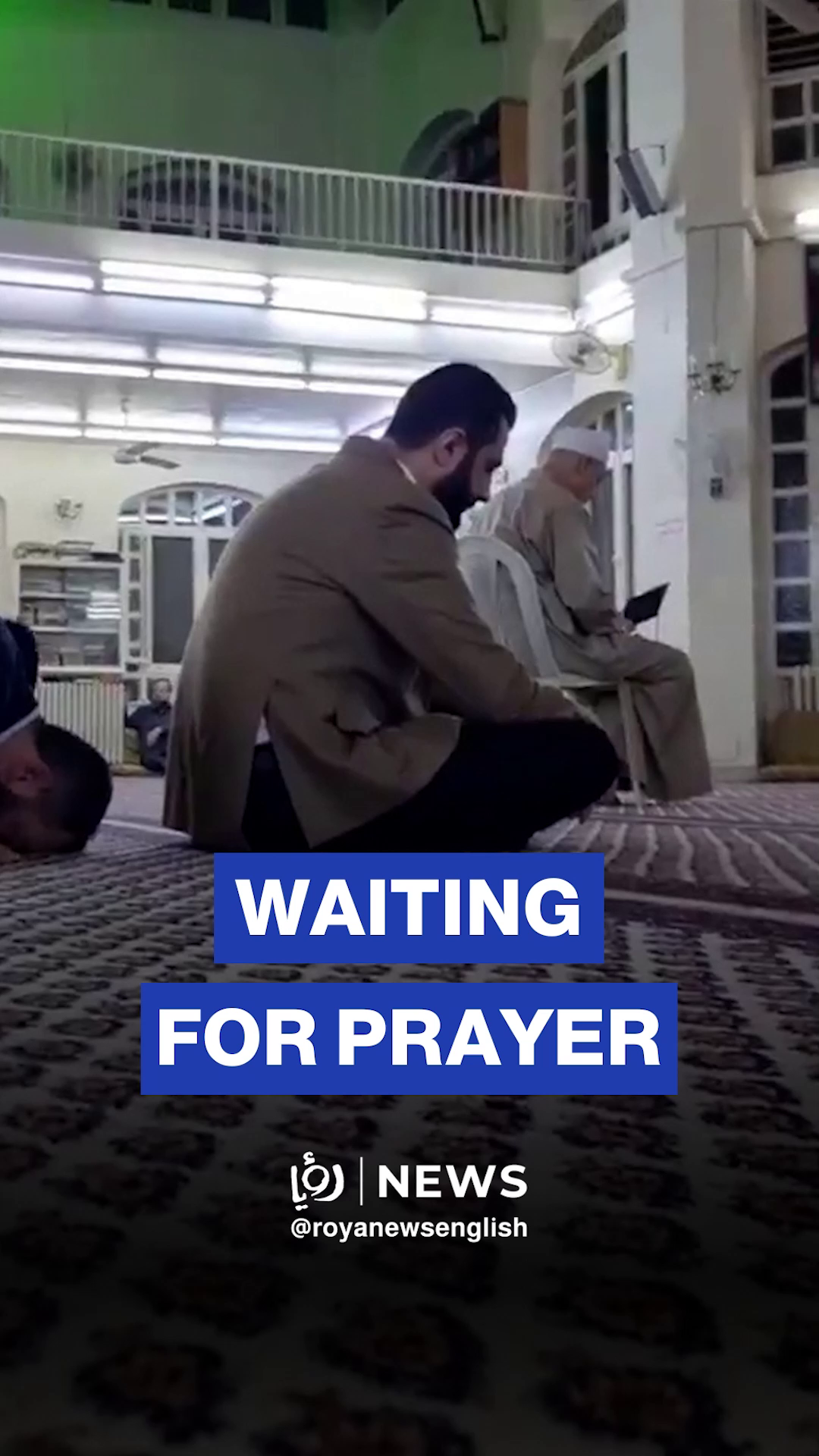 Syria’s Ahmed al-Sharaa waits for fajr prayer in Damascus mosque