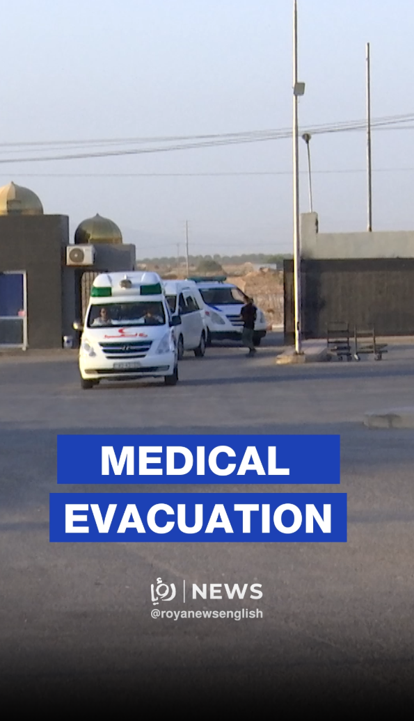 Children from Gaza arrive in Jordan for medical treatment