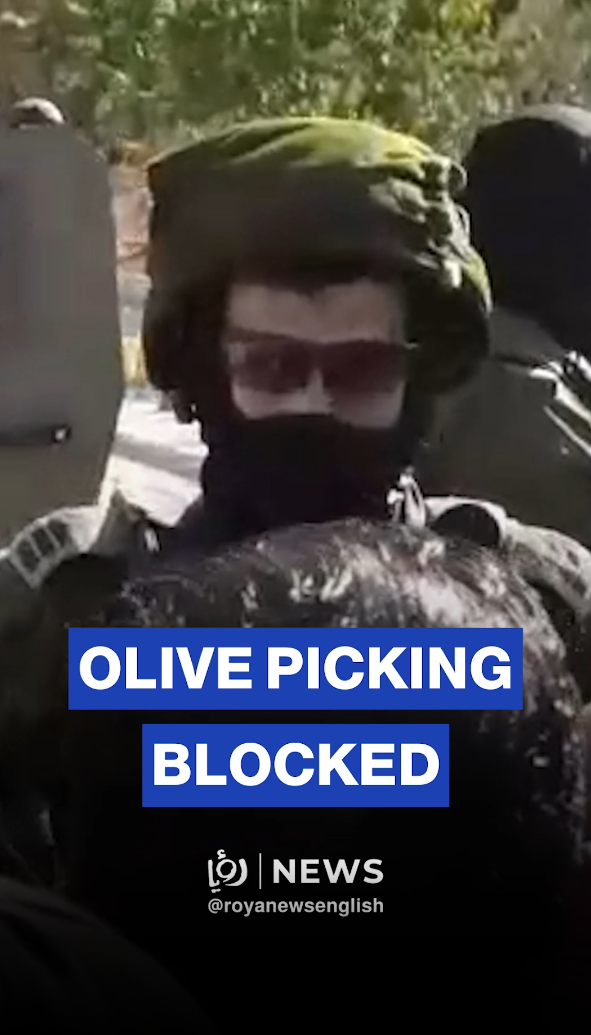 Settlers block Palestinians from olive harvest under ‘Israeli’ protection