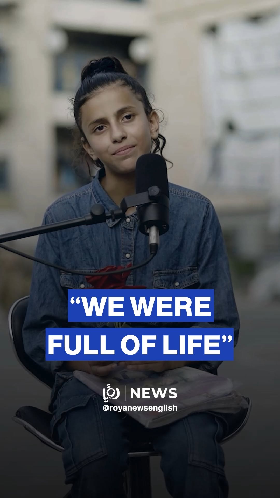 Children in Gaza share heartfelt stories inspired by a single flower